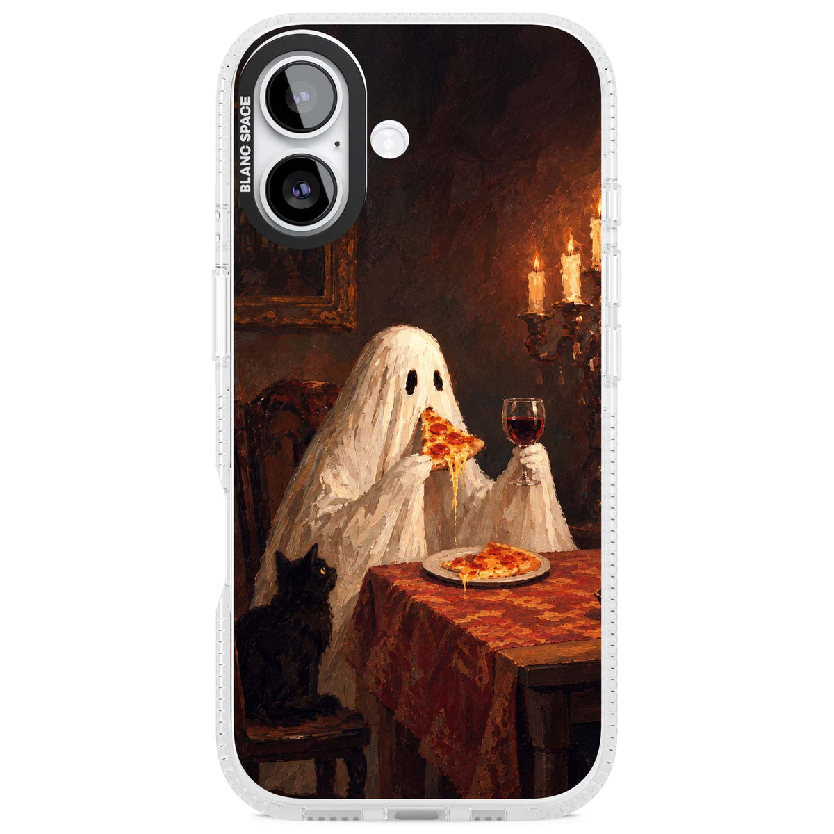 Lonely Night In art iPhone case | Clear Case Impact Air case for iPhone 17