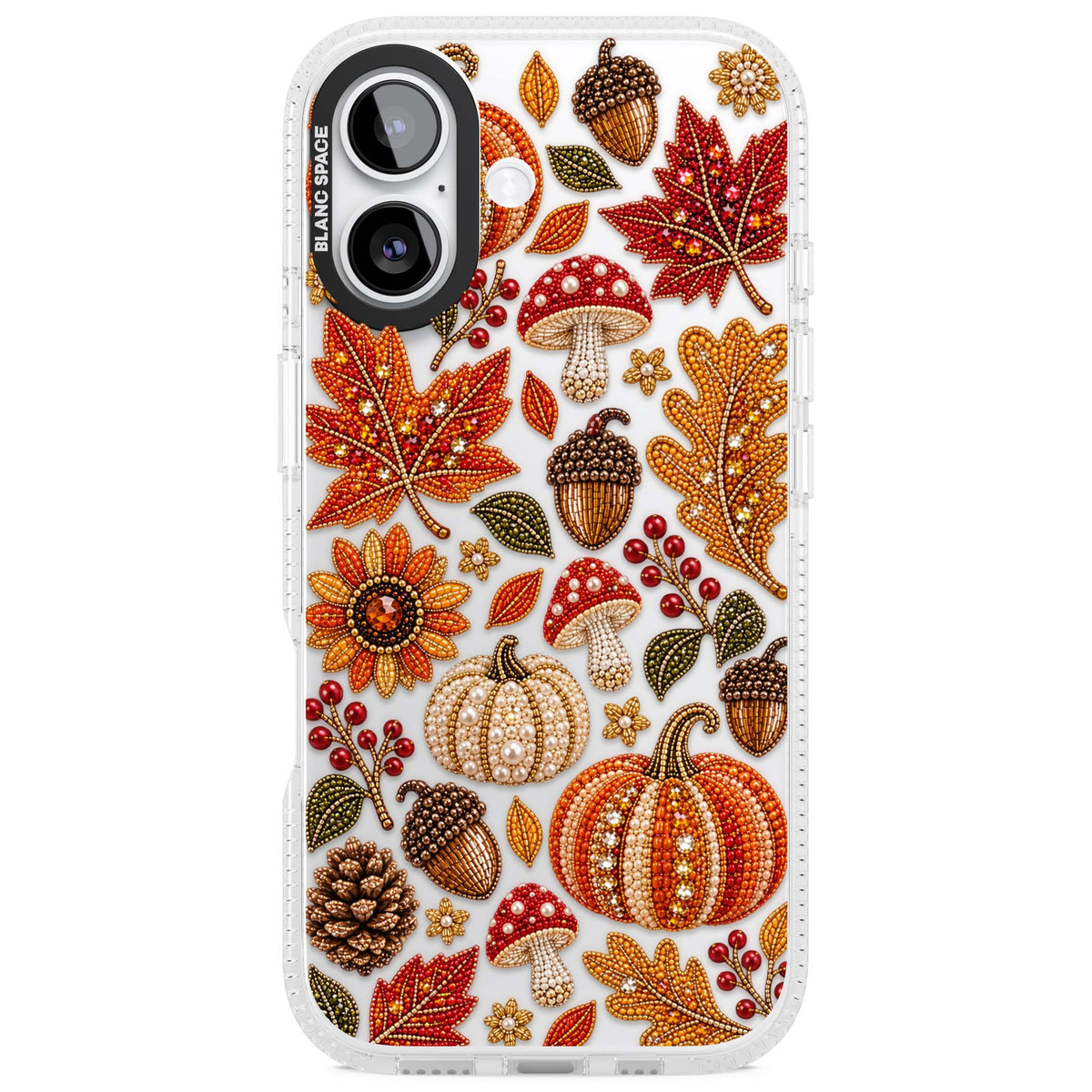 Beaded Autumn iPhone case | Clear Case Impact Air case for iPhone 17