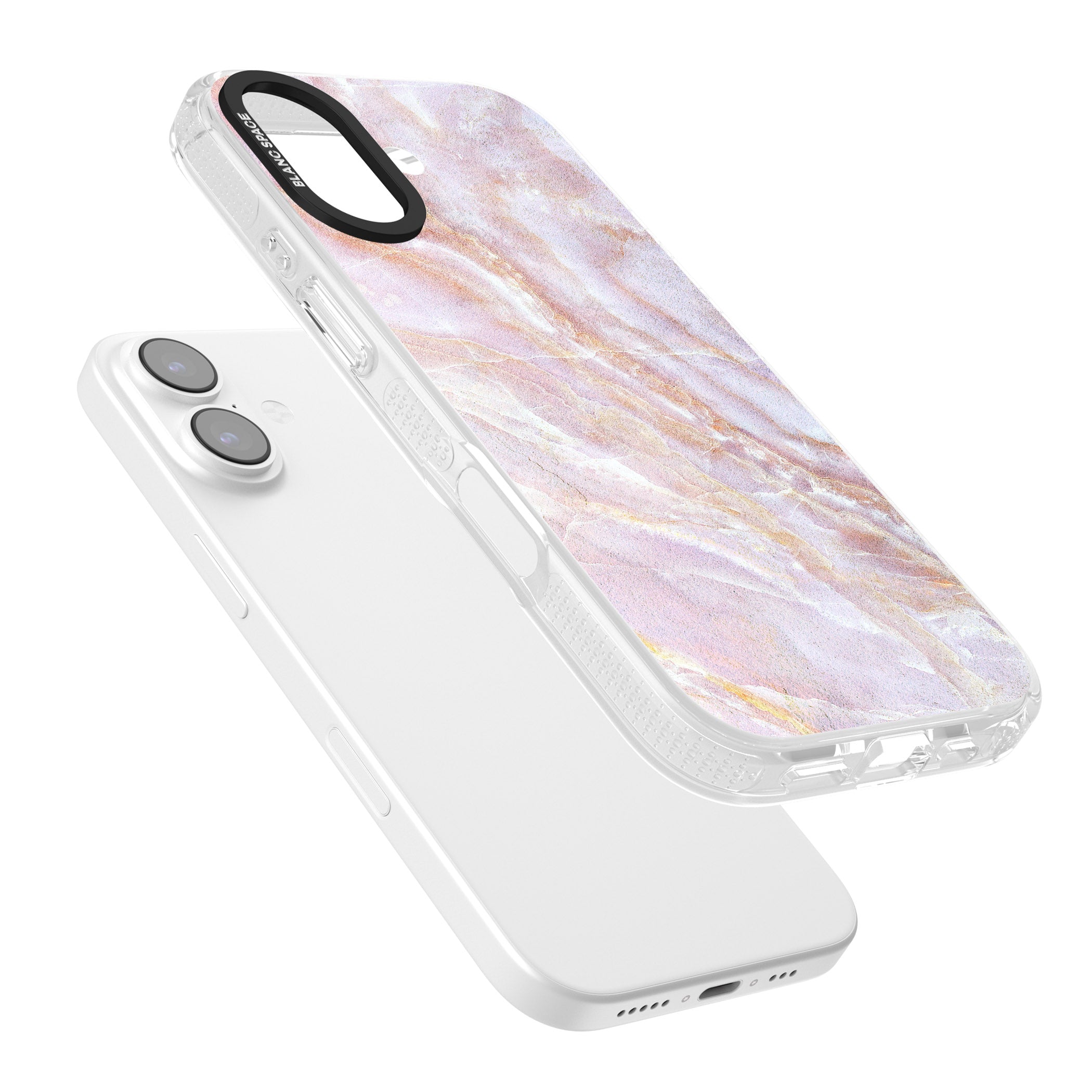 Soft Onyx Blush iPhone 17 Impact Air Clear Phone Case Colours