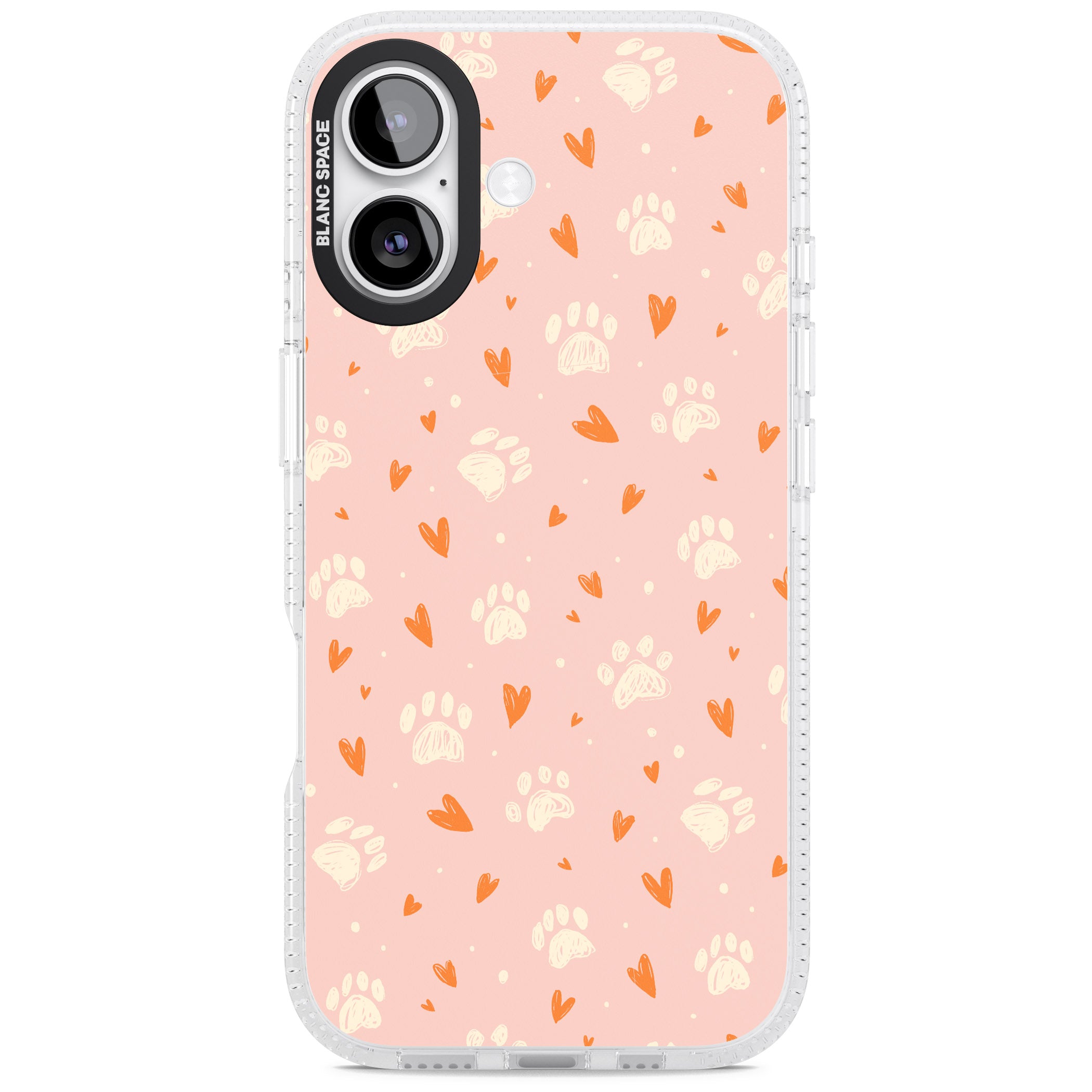 Paws & Hearts iPhone 17 Impact Air Clear Phone Case