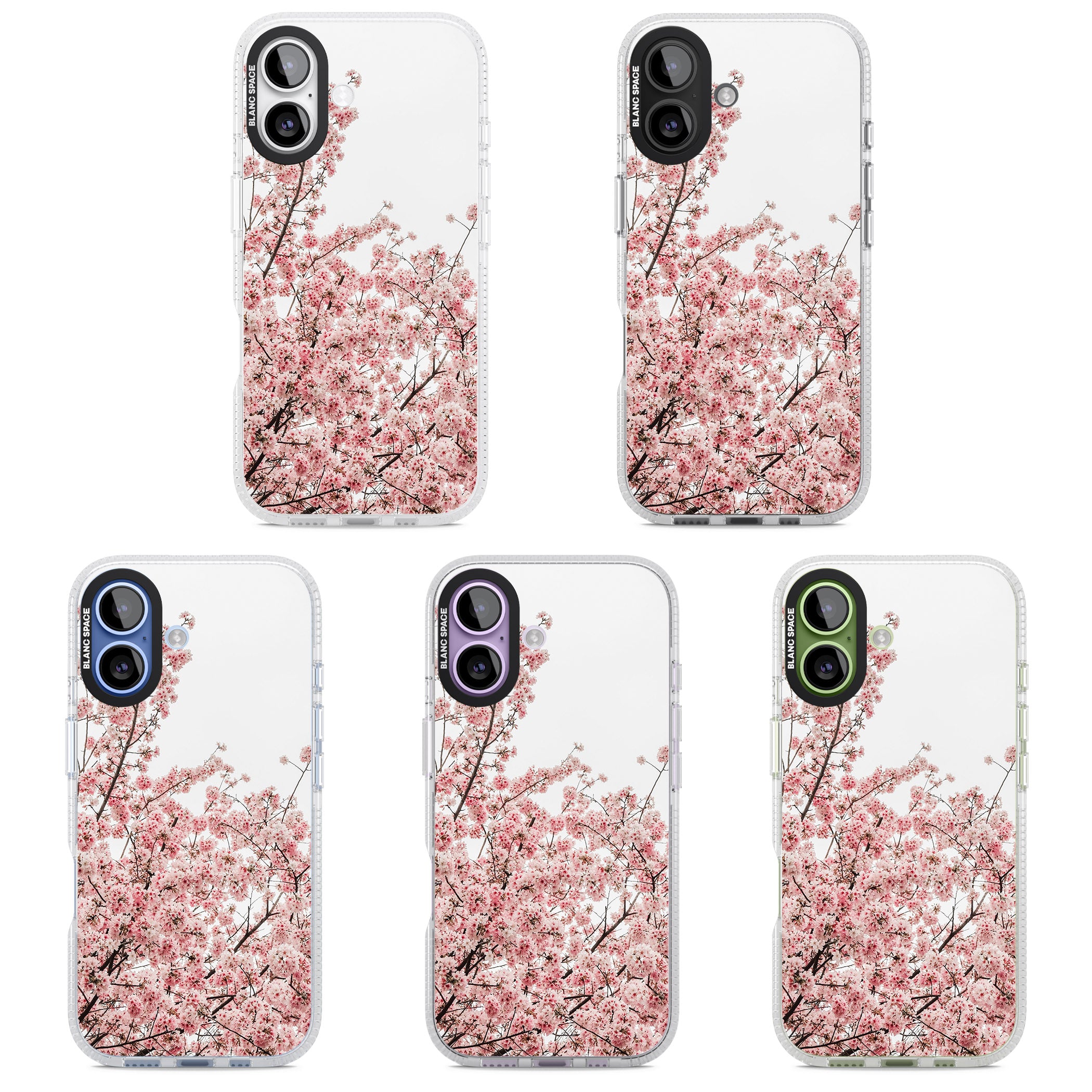 Cherry Blossom Bloom iPhone 17 Impact Air Clear Phone Case APT Impact Protection
