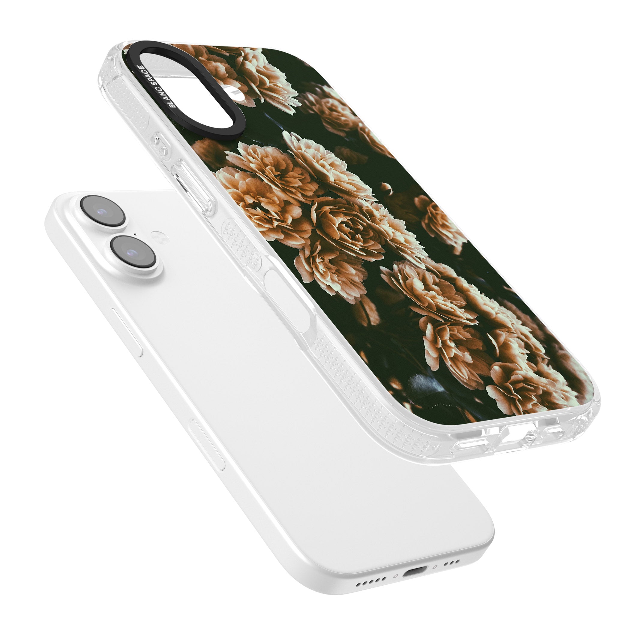 Moody Peony iPhone 17 Impact Air Clear Phone Case Colours