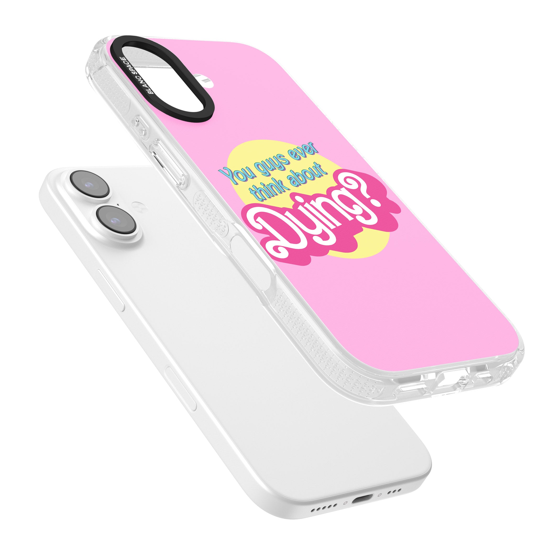 Ever Think About Dying? iPhone 17 Impact Air Clear Phone Case Colours