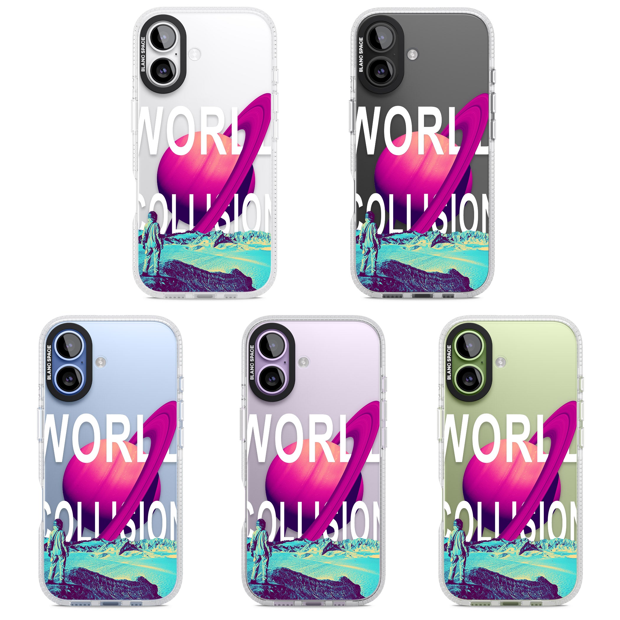 World Collision iPhone 17 Impact Air Clear Phone Case APT Impact Protection