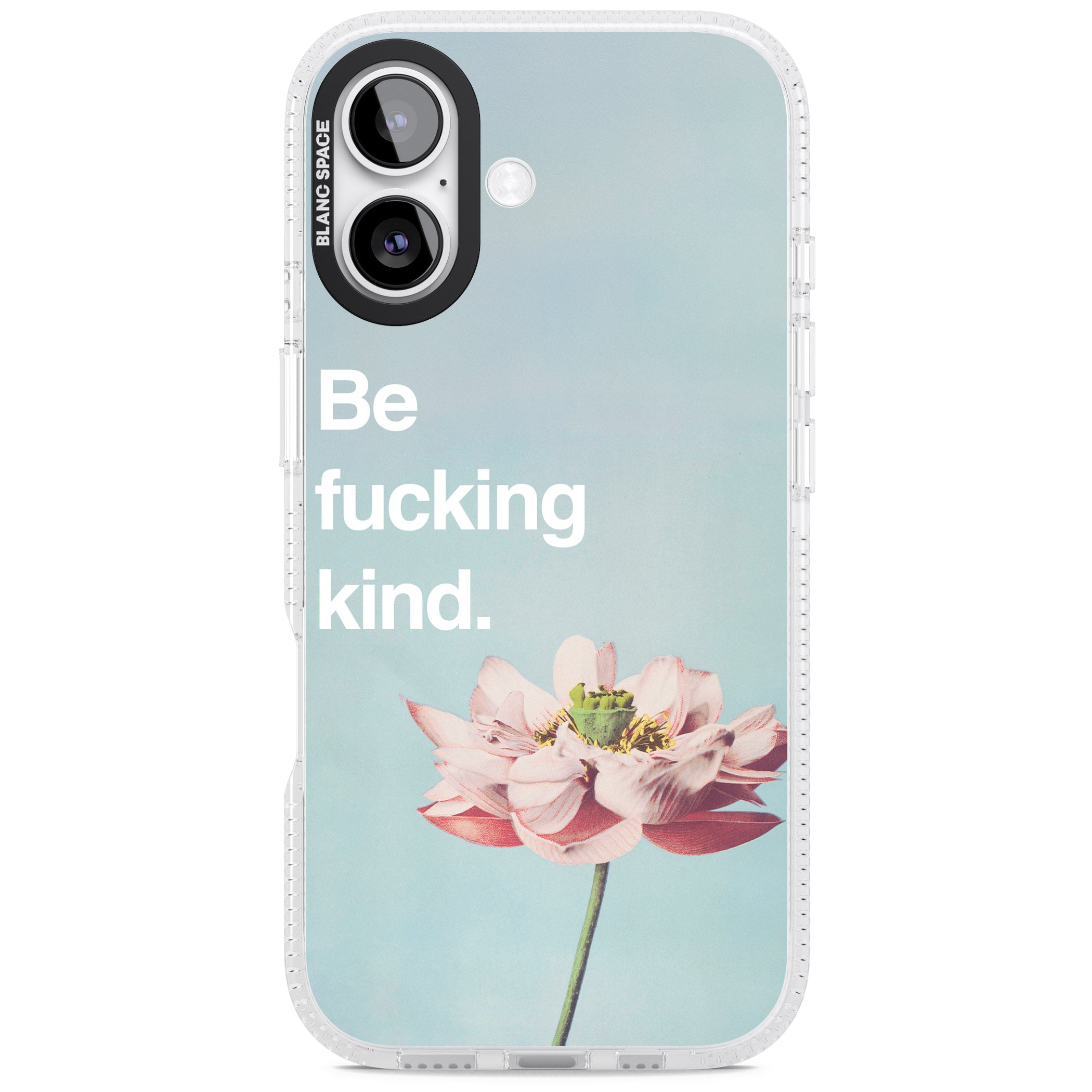 Be F*Cking Kind iPhone 17 Impact Air Clear Phone Case