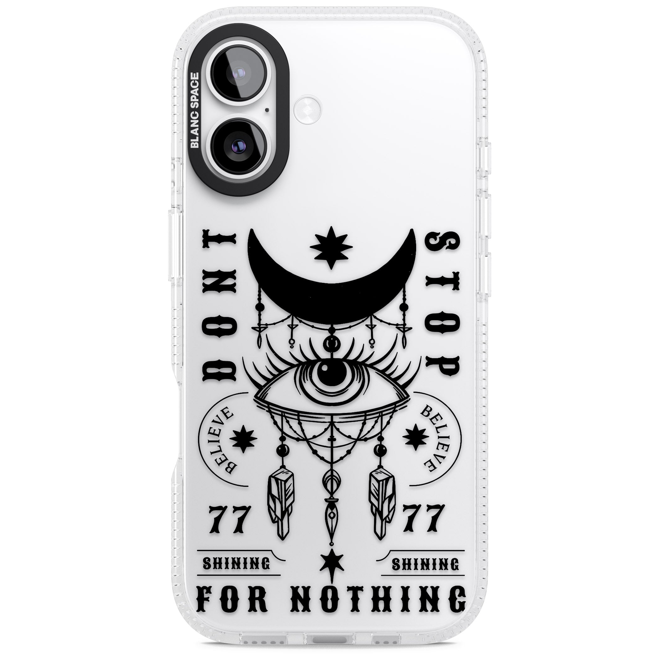 Dont Stop For Nothing iPhone 17 Impact Air Clear Phone Case