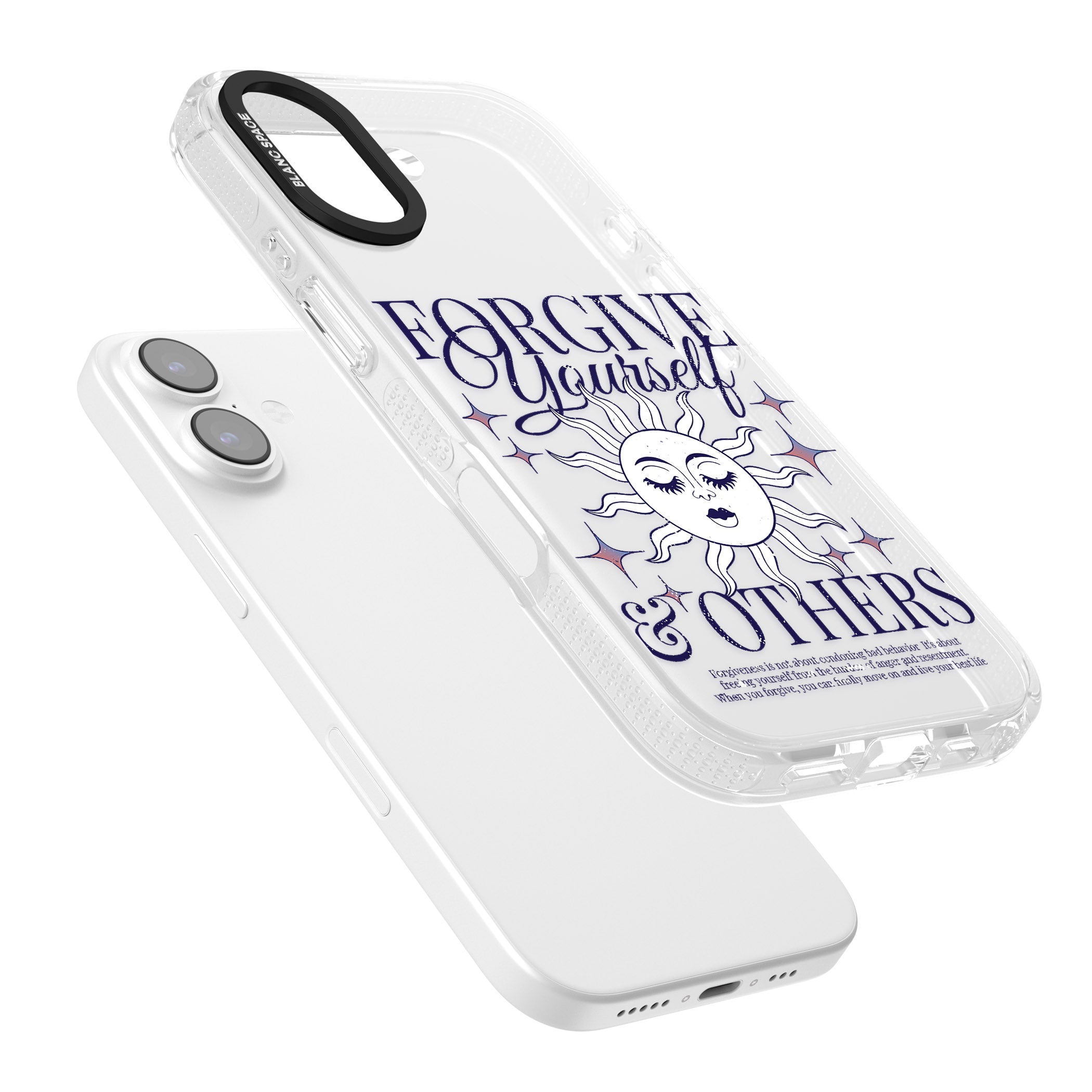 Forgiveness iPhone 17 Impact Air Clear Phone Case Colours