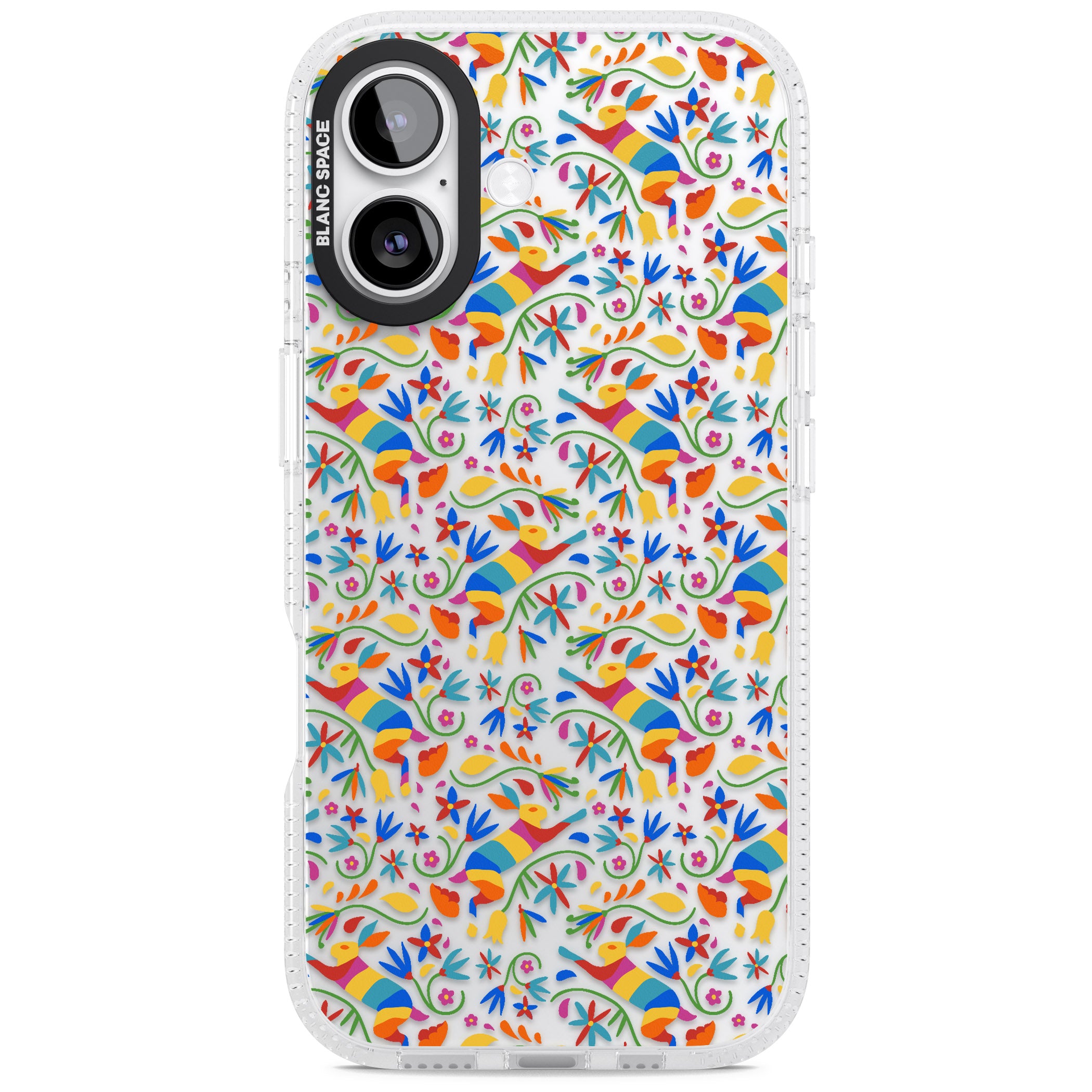Vibrant Floral Mosaic iPhone 17 Impact Air Clear Phone Case