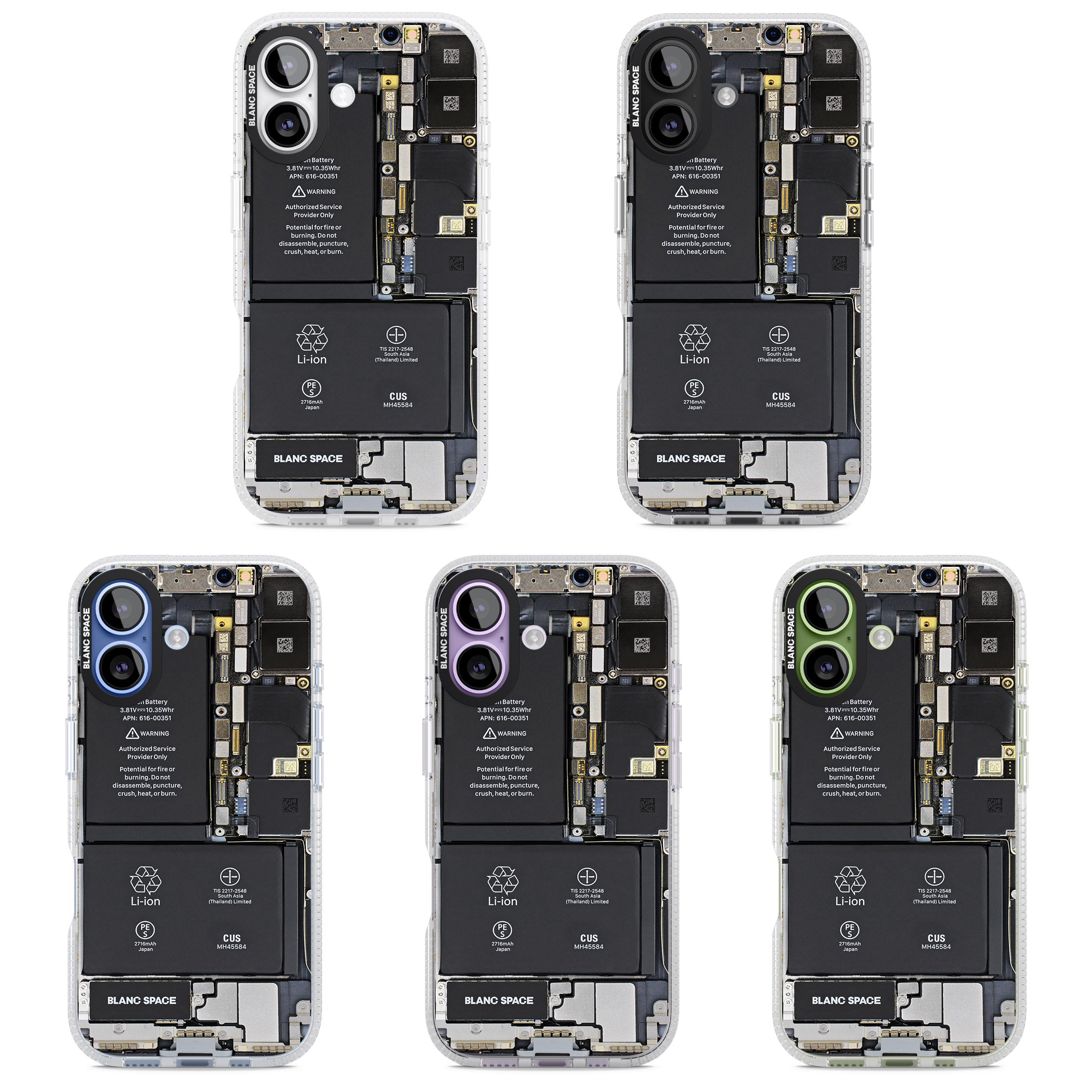 Circuit Board Standard iPhone 17 Impact Air Clear Phone Case APT Impact Protection