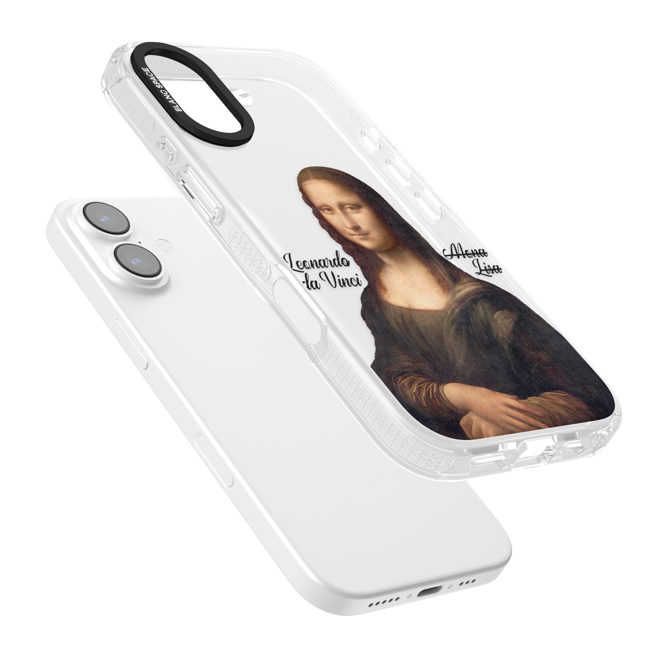 Mona Lisa Cutout iPhone 17 Impact Air Clear Phone Case Colours