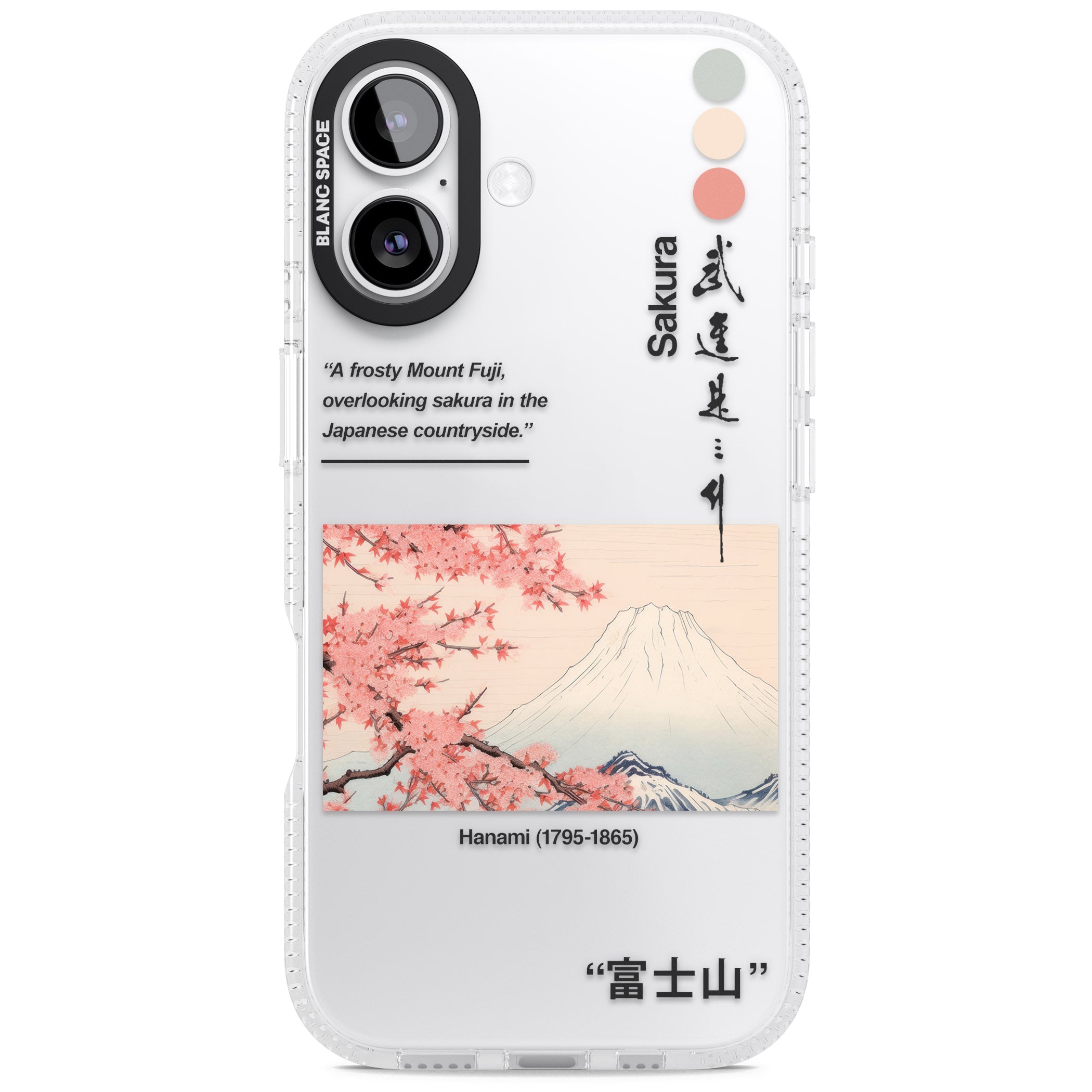 Hanami iPhone 17 Impact Air Clear Phone Case