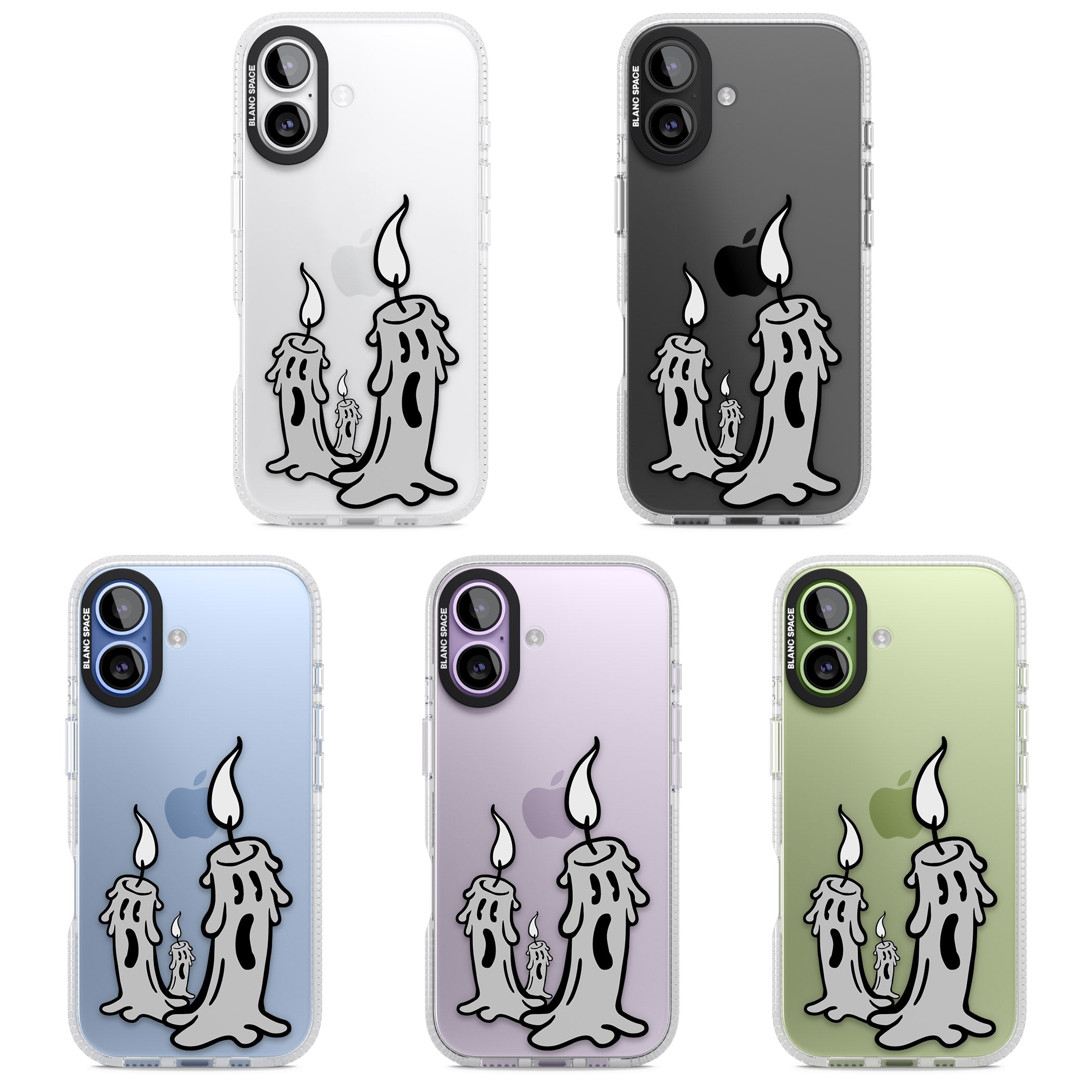 Candle Lit iPhone 17 Impact Air Clear Phone Case APT Impact Protection