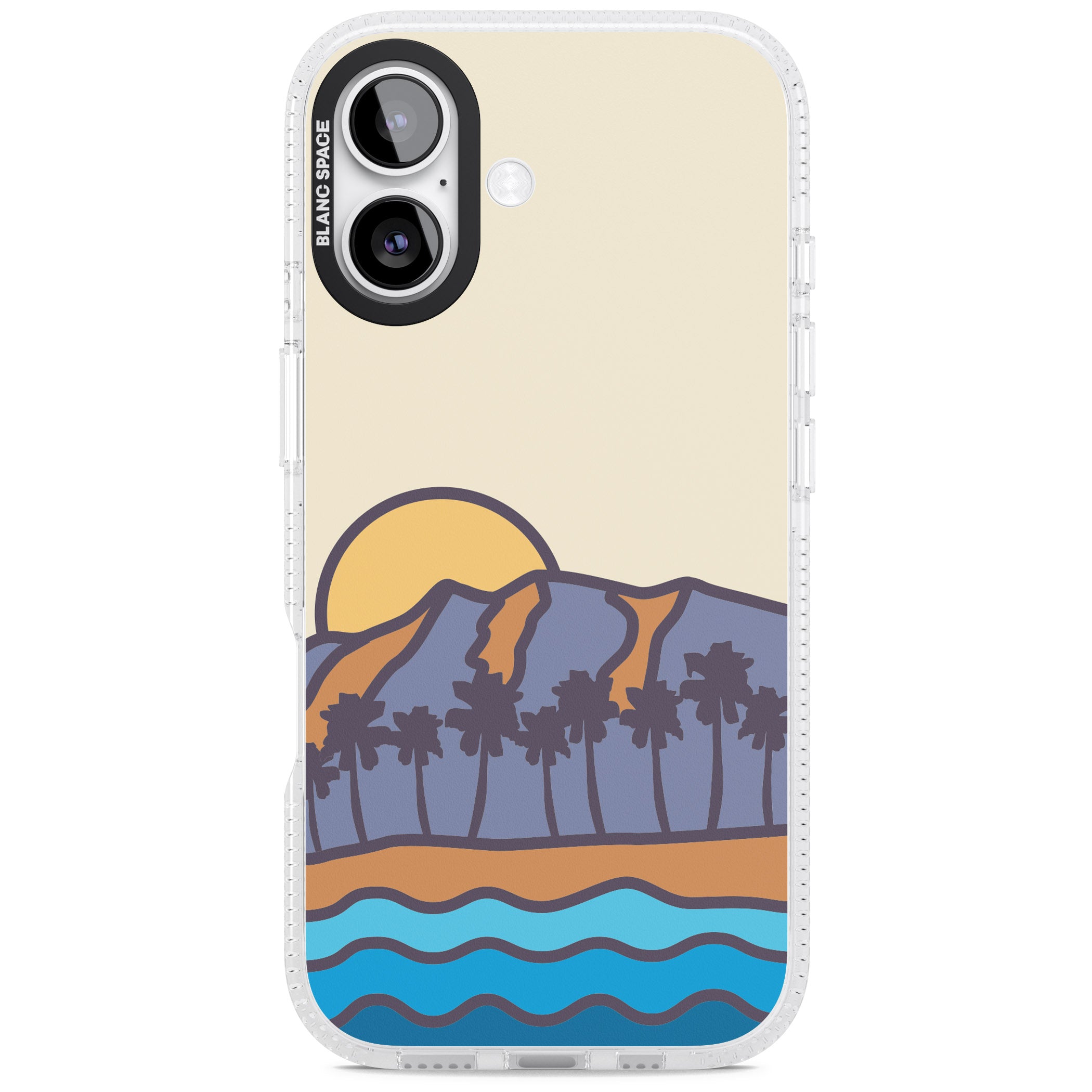 South Sunset iPhone 17 Impact Air Clear Phone Case
