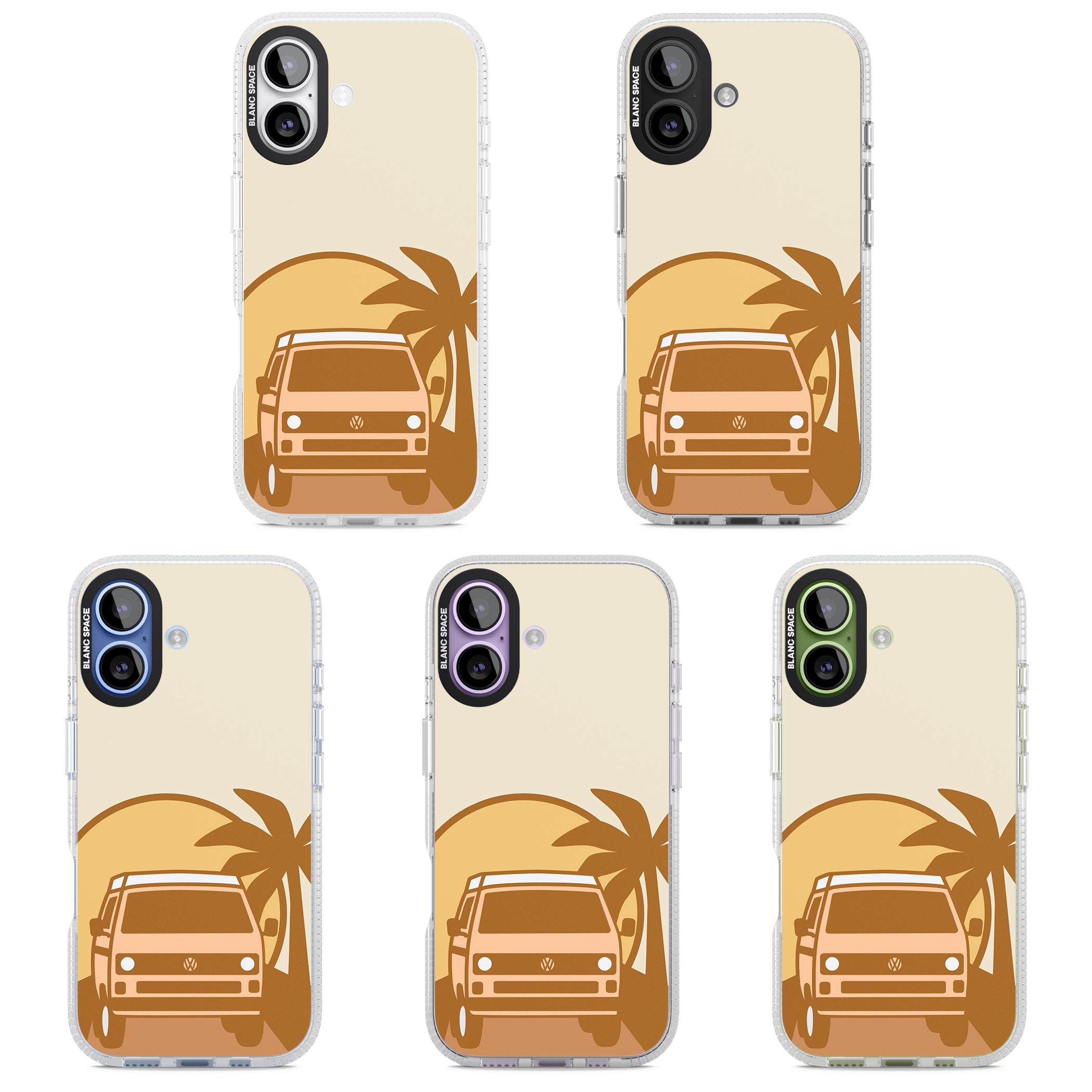 Sunset Van iPhone 17 Impact Air Clear Phone Case APT Impact Protection