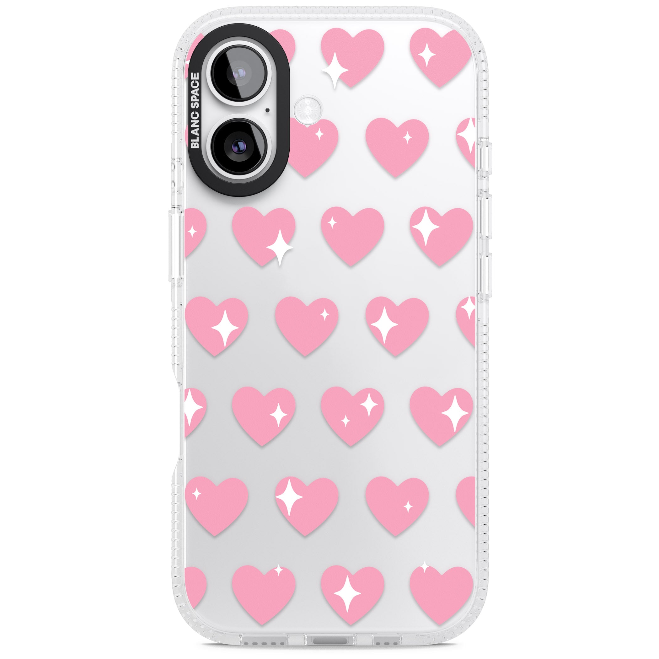 Sweet Hearts iPhone 17 Impact Air Clear Phone Case