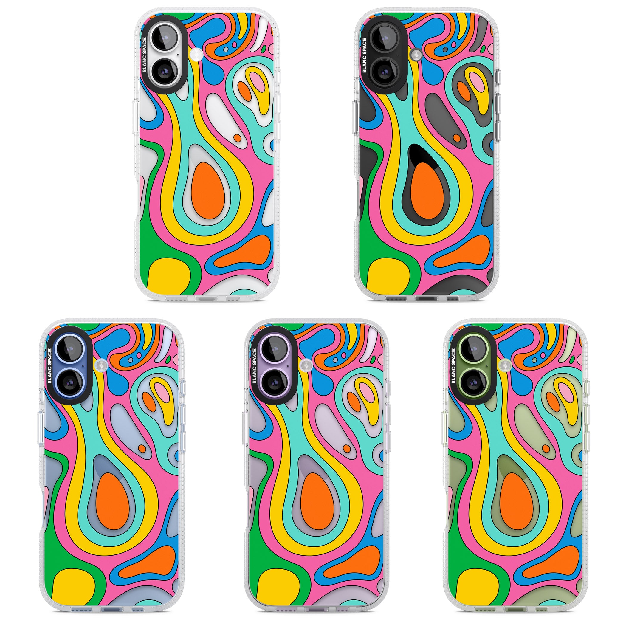 Dreams & Grooves iPhone 17 Impact Air Clear Phone Case APT Impact Protection