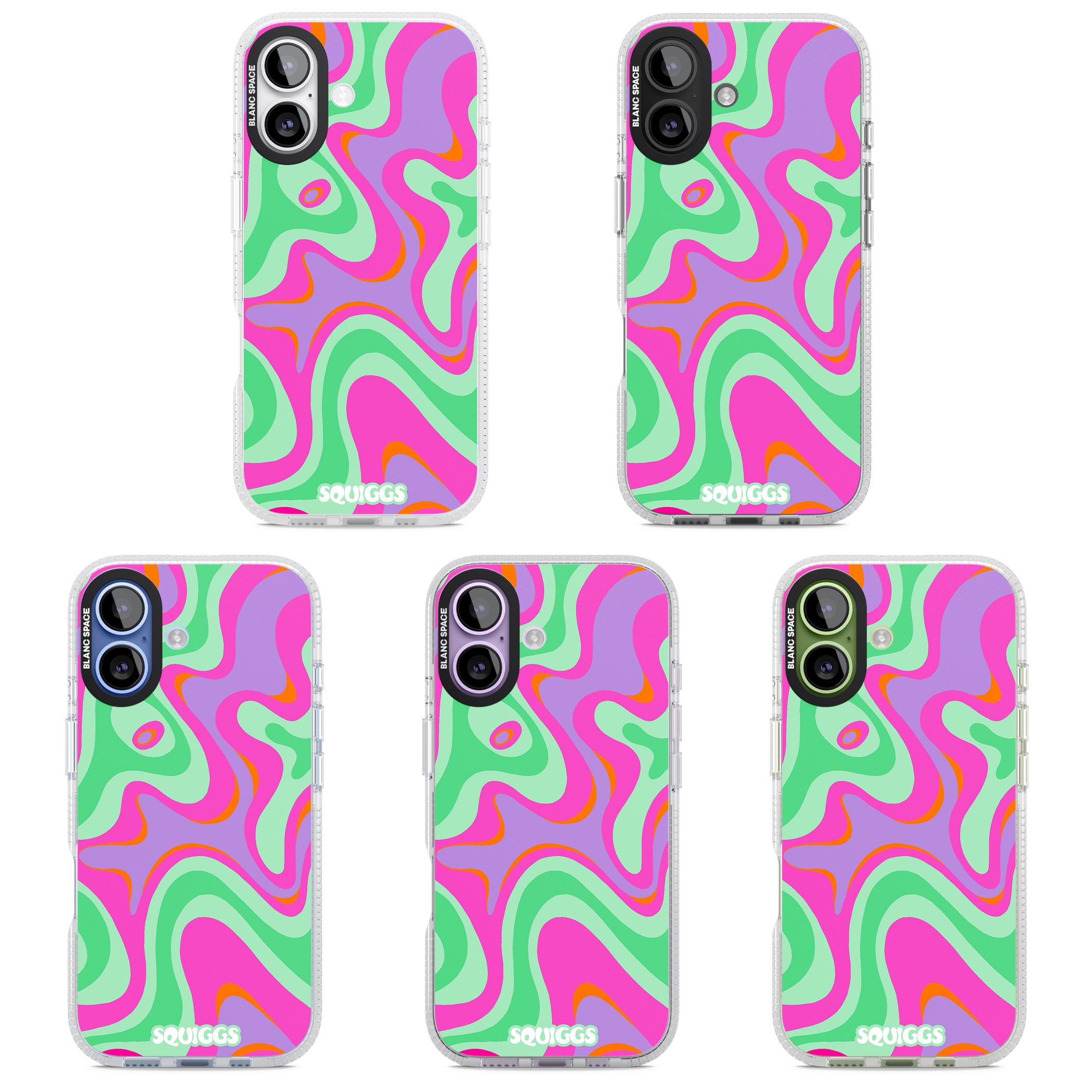 Pink Lava iPhone 17 Impact Air Clear Phone Case APT Impact Protection