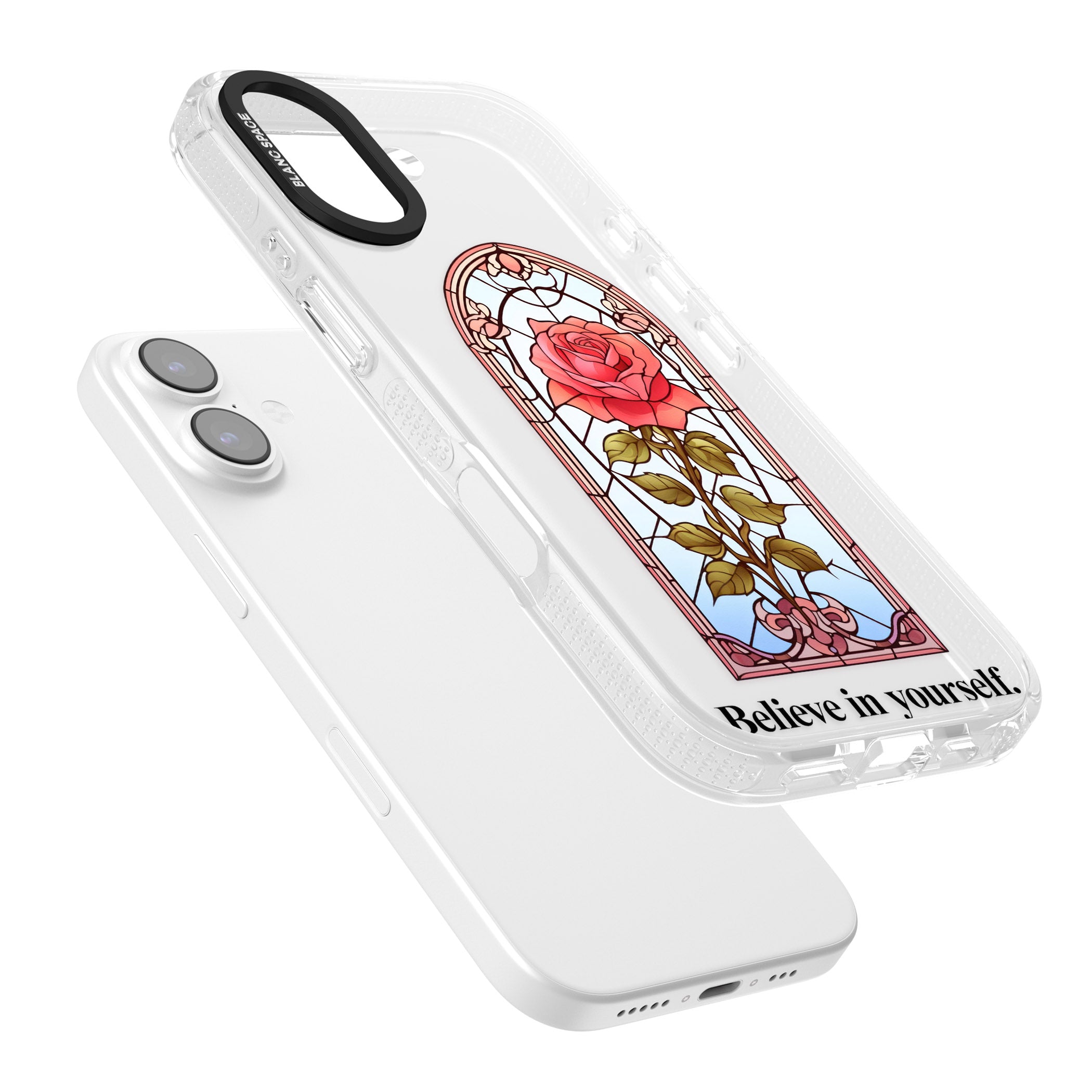 Believe In Yourself iPhone 17 Impact Air Clear Phone Case Colours