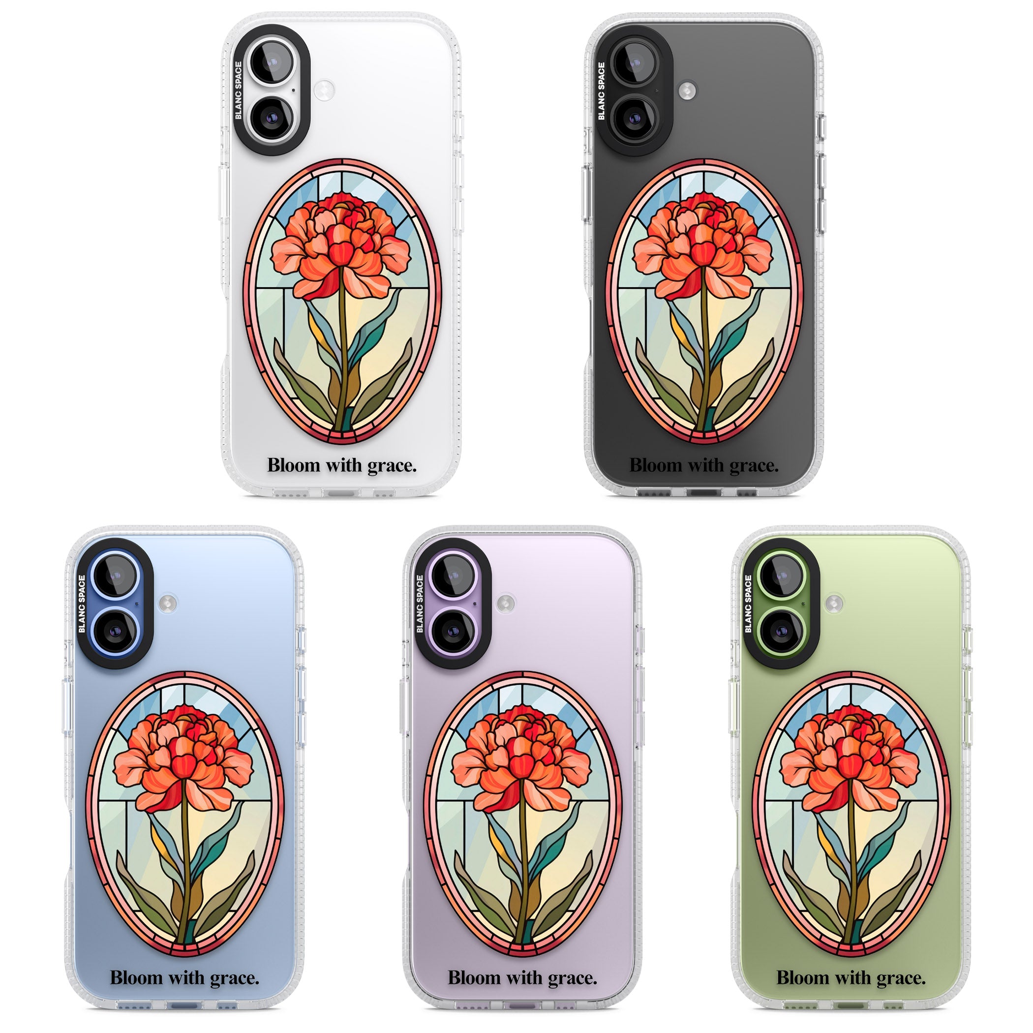 Bloom With Grace iPhone 17 Impact Air Clear Phone Case APT Impact Protection