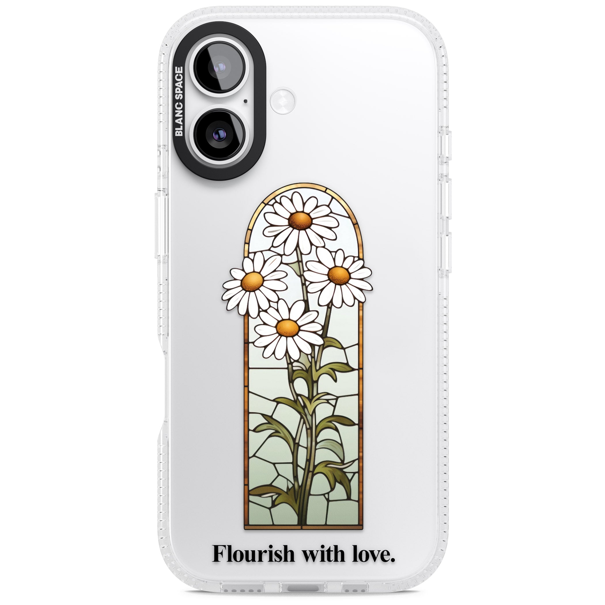 Flourish With Love iPhone 17 Impact Air Clear Phone Case