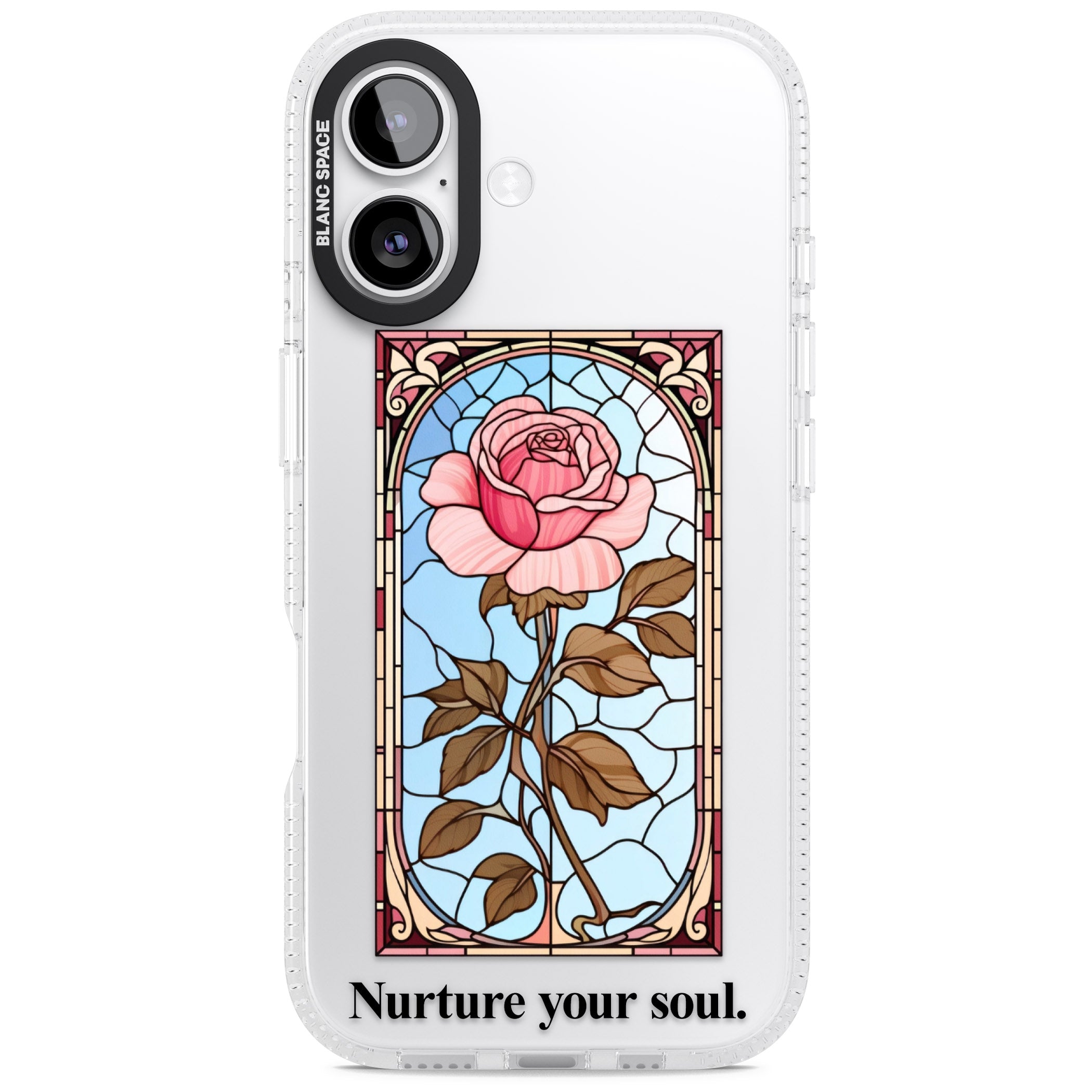 Nurture Your Soul iPhone 17 Impact Air Clear Phone Case