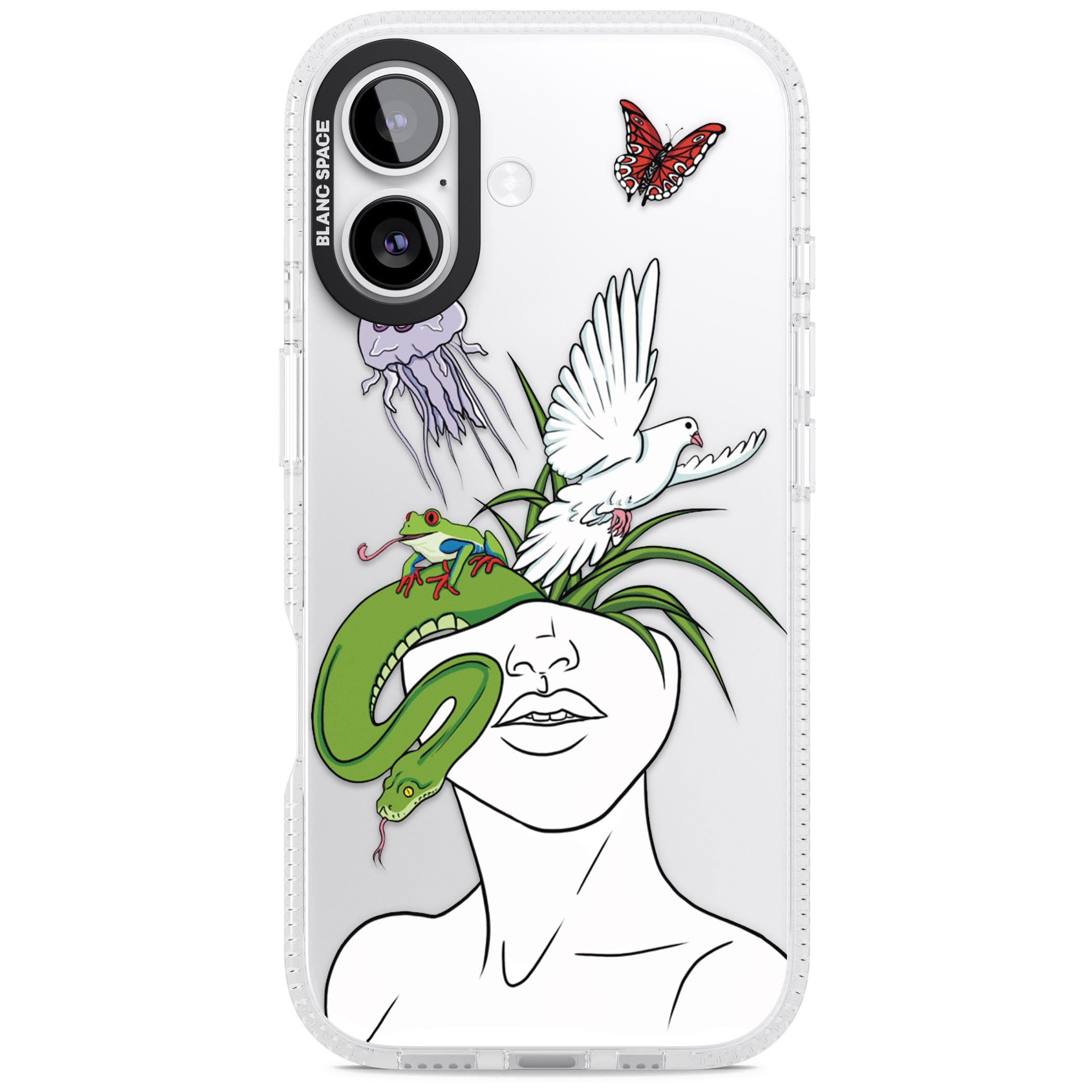 Wild Thoughts iPhone 17 Impact Air Clear Phone Case