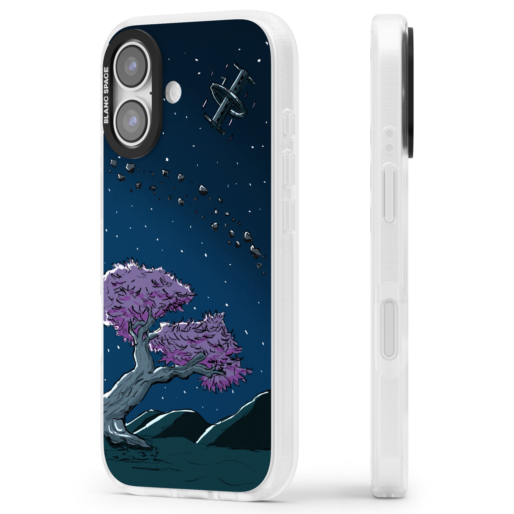 Orbit iPhone 17 Impact Air Clear Phone Case Side Profile