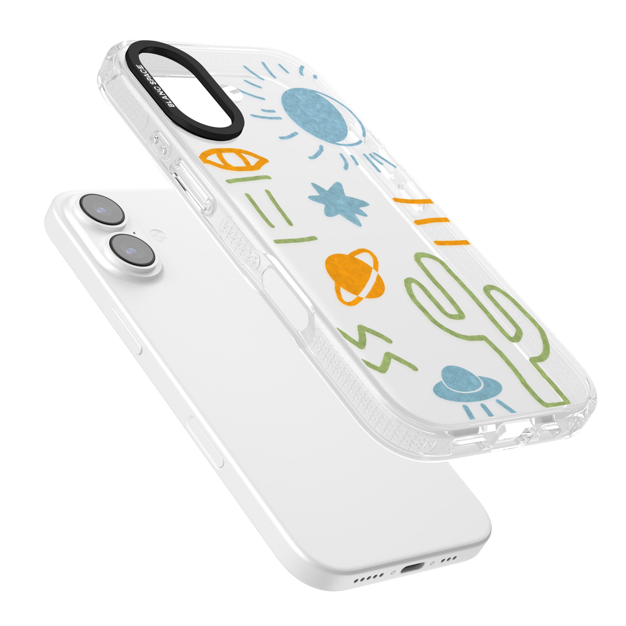 Summer Heat iPhone 17 Impact Air Clear Phone Case Colours