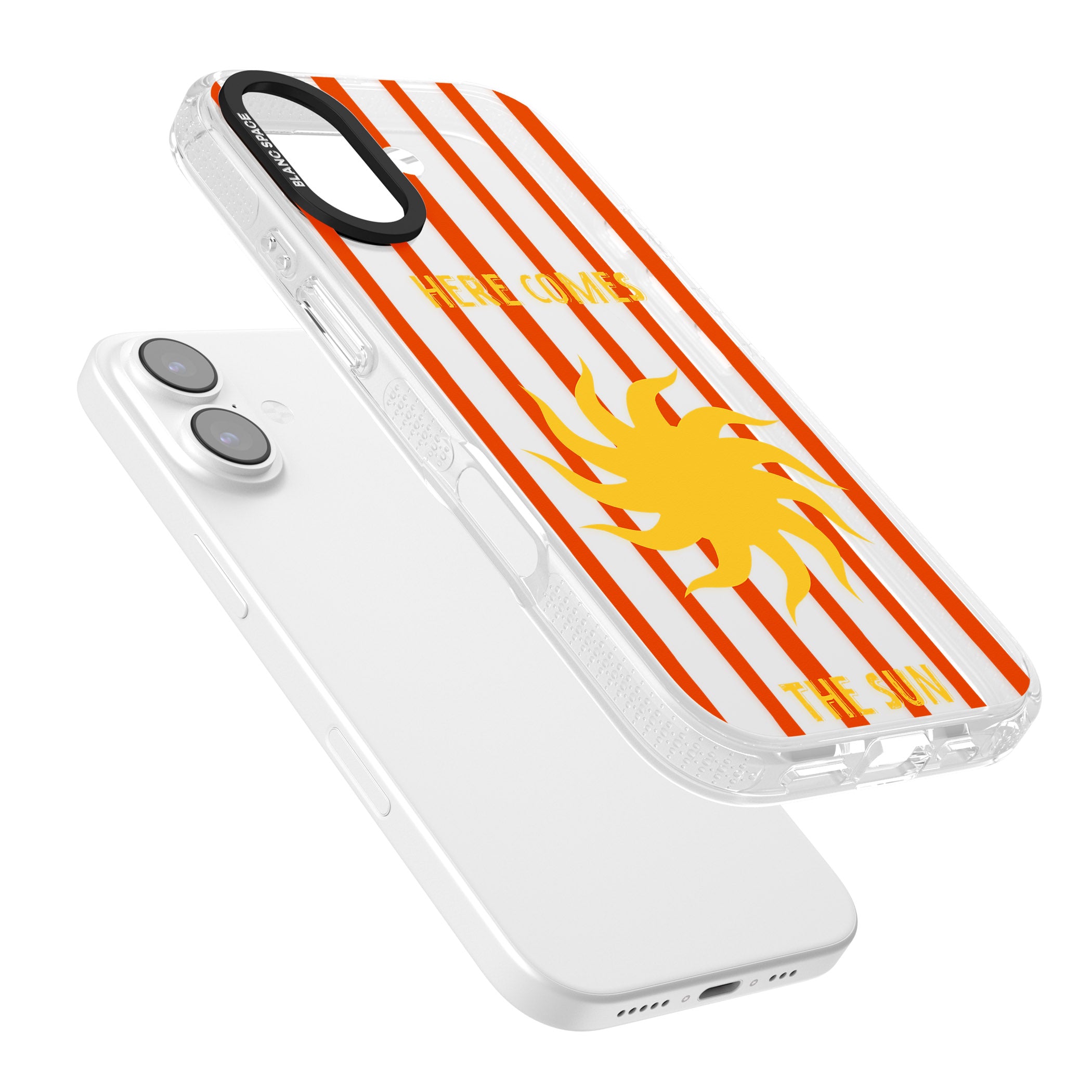 Here Comes The Sun iPhone 17 Impact Air Clear Phone Case Colours