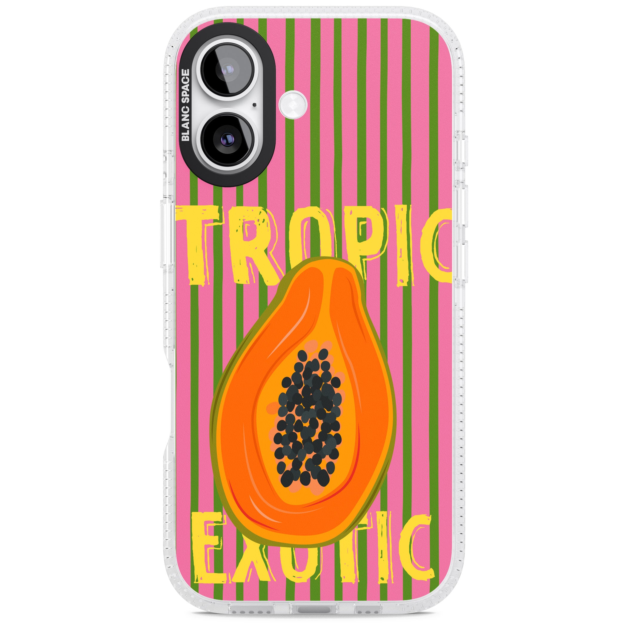 Tropic Exotic iPhone 17 Impact Air Clear Phone Case