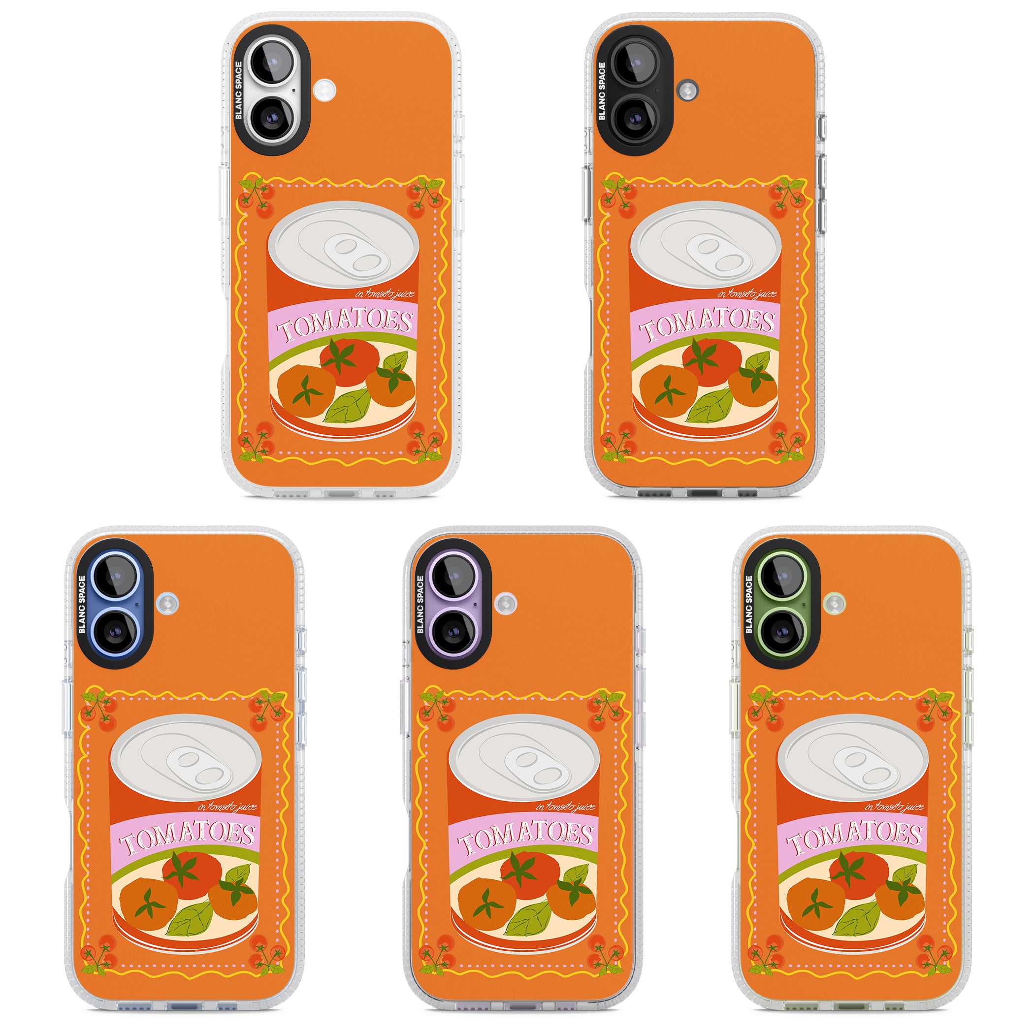 Tomato Soup Can iPhone 17 Impact Air Clear Phone Case APT Impact Protection