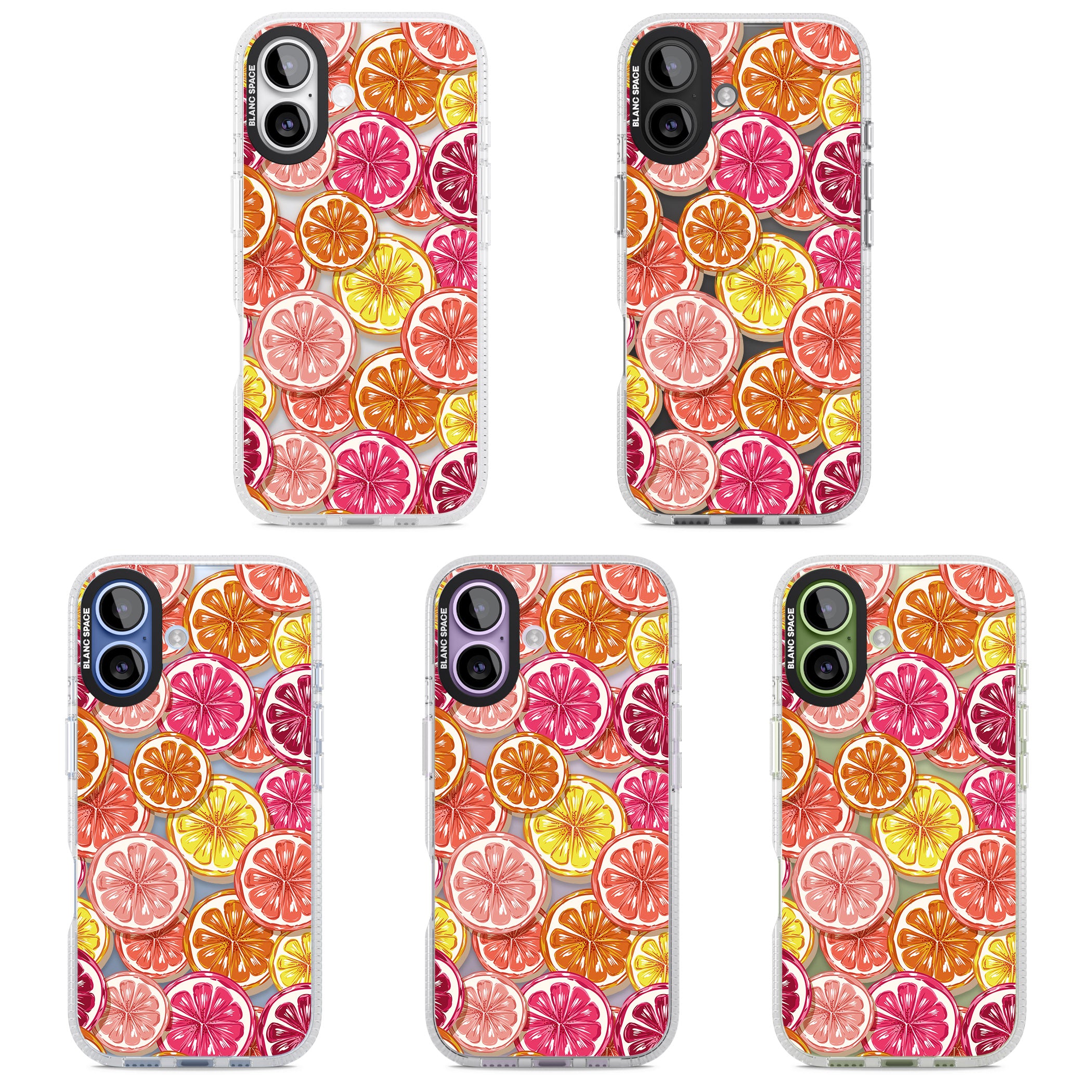 Citrus Fiesta iPhone 17 Impact Air Clear Phone Case APT Impact Protection