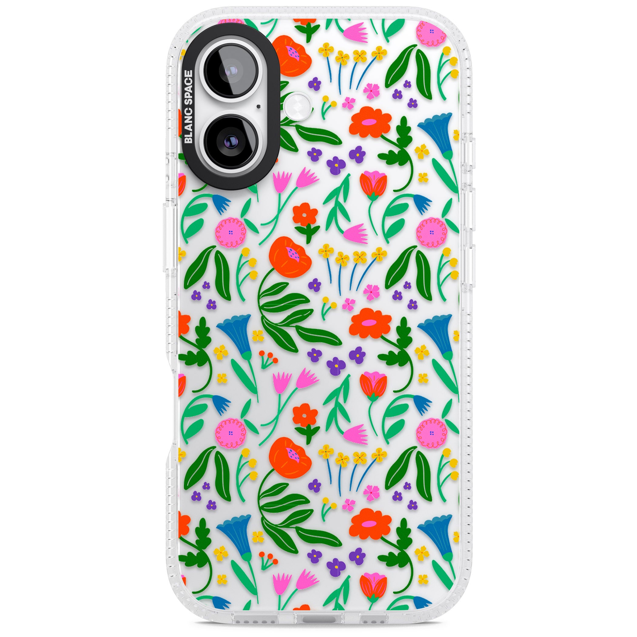 Summer Floral Fiesta iPhone 17 Impact Air Clear Phone Case