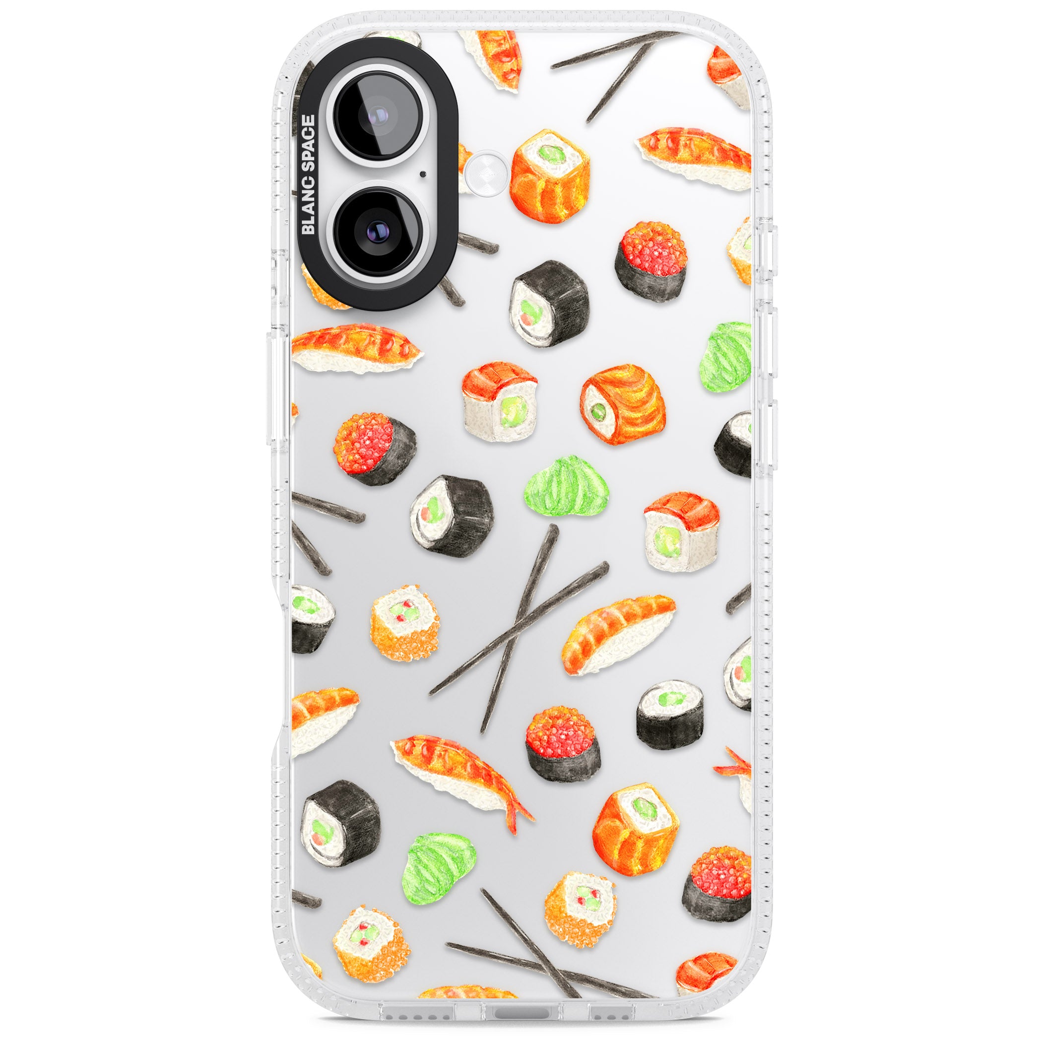 Sushi iPhone 17 Impact Air Clear Phone Case
