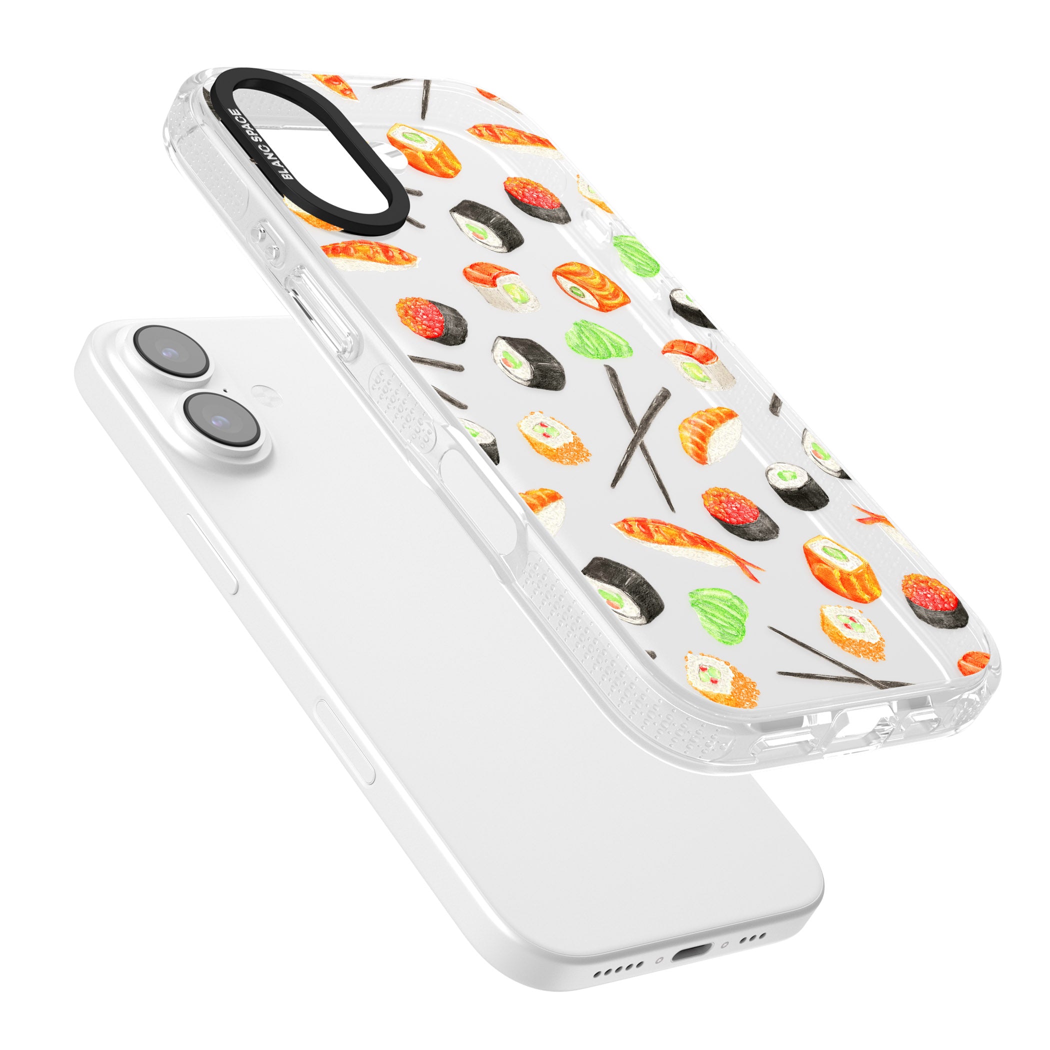 Sushi iPhone 17 Impact Air Clear Phone Case Colours