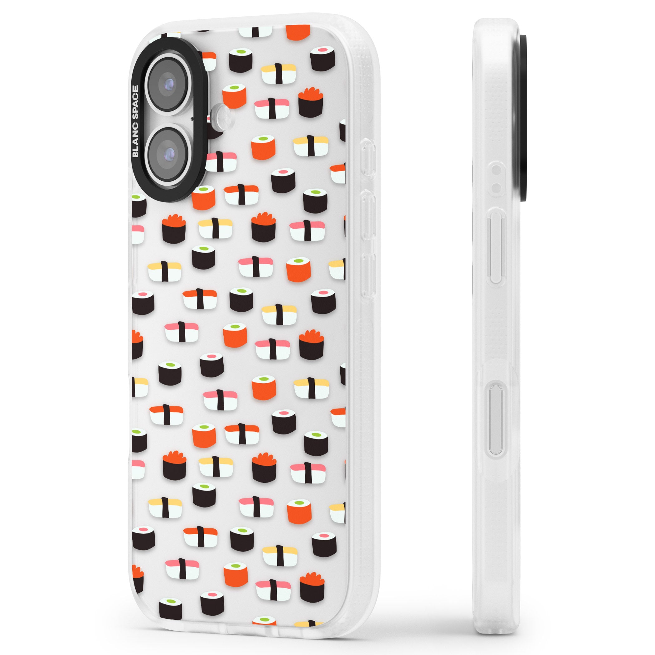 Sushi Pop iPhone 17 Impact Air Clear Phone Case Side Profile