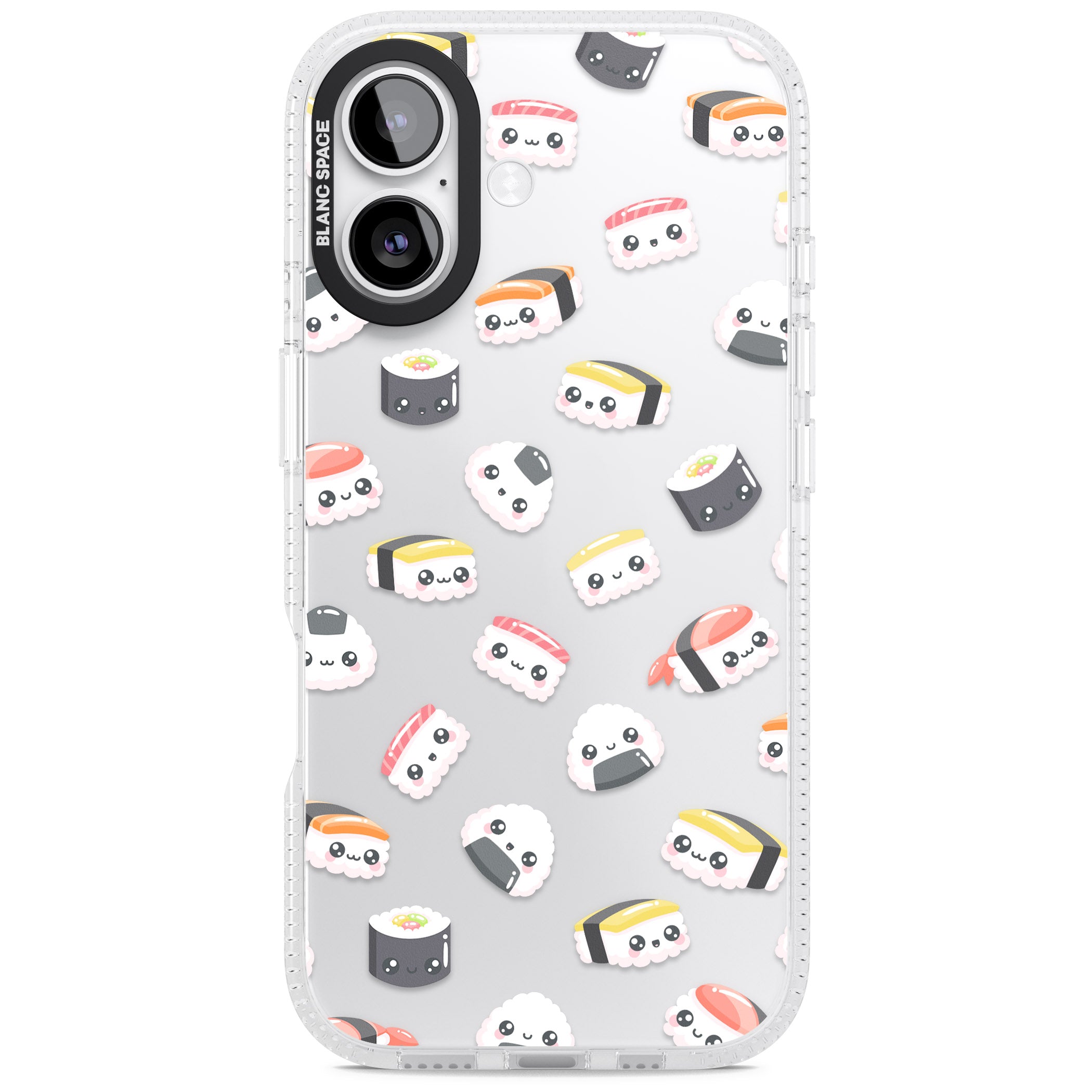 Kawaii Sushi iPhone 17 Impact Air Clear Phone Case
