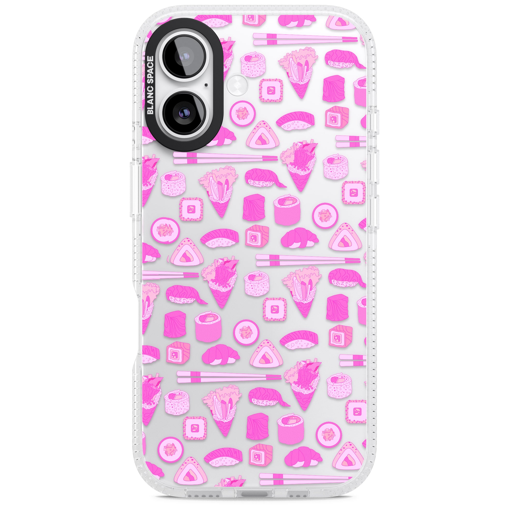 Pink Sushi Pop iPhone 17 Impact Air Clear Phone Case