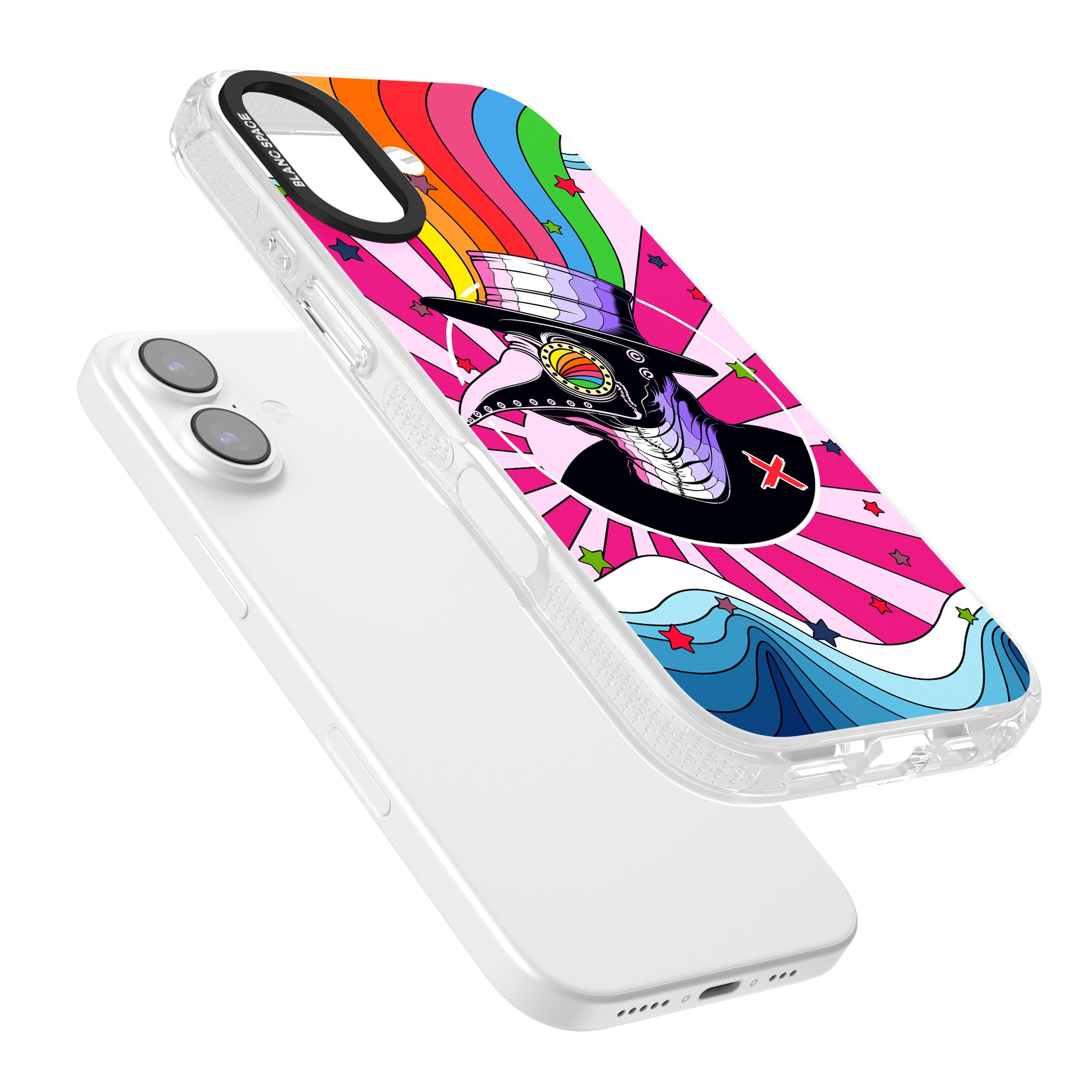 Plague Doctor Passion iPhone 17 Impact Air Clear Phone Case Colours