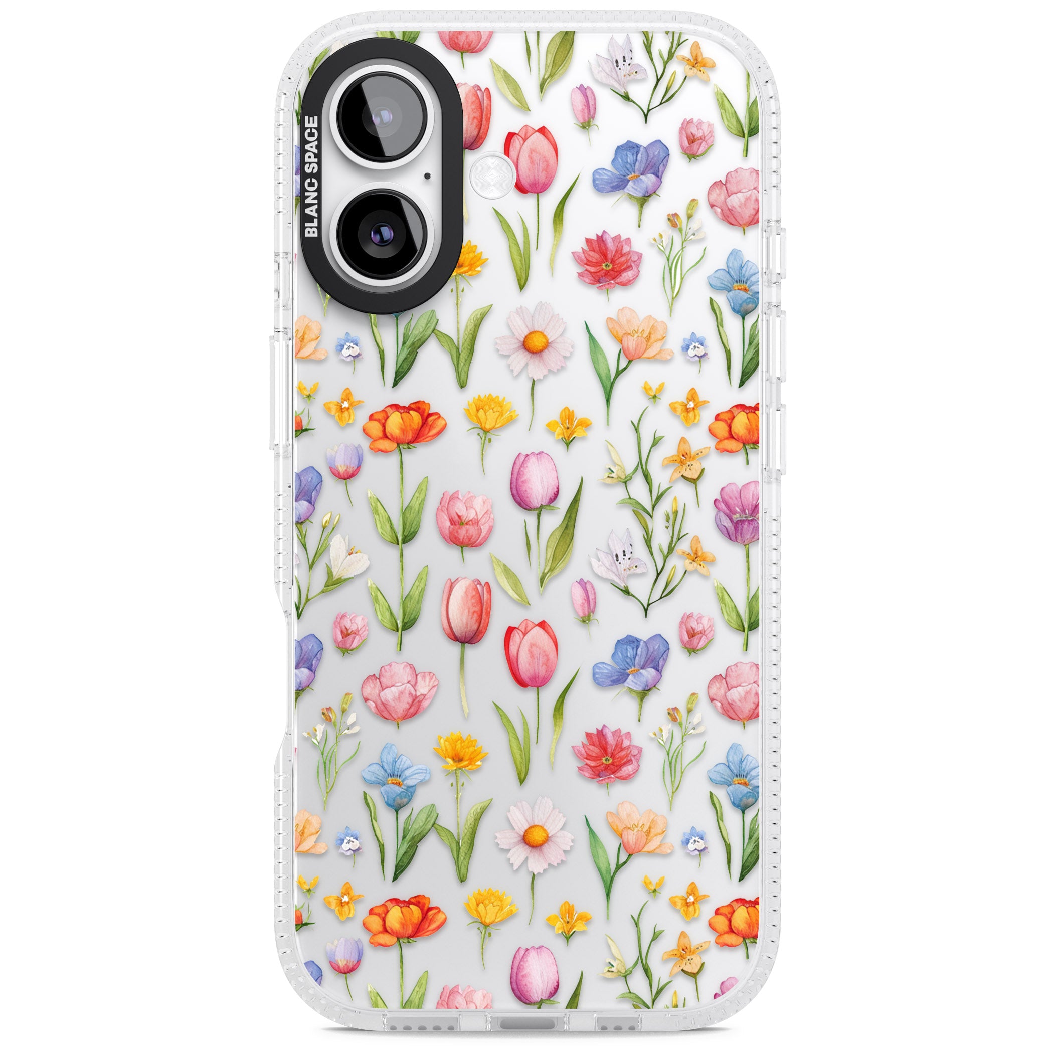 Small Flower Mix iPhone 17 Impact Air Clear Phone Case