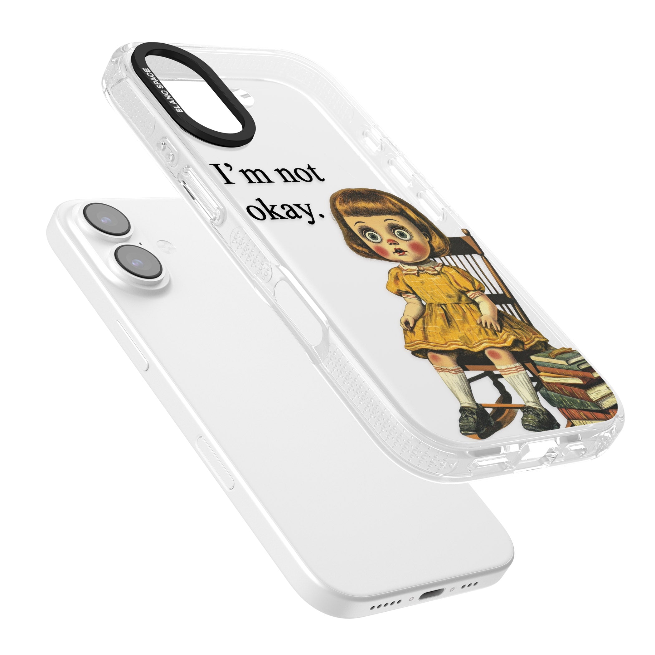 Im Not Okay iPhone 17 Impact Air Clear Phone Case Colours