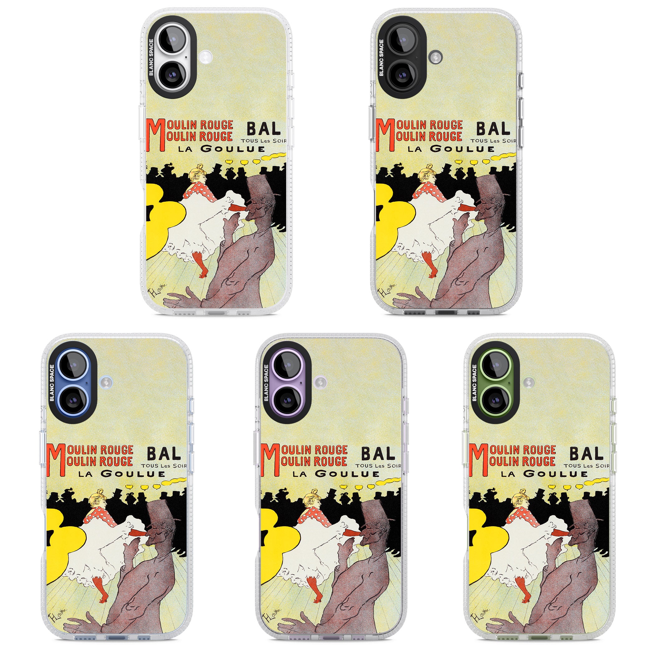 Moulin Rouge Poster iPhone 17 Impact Air Clear Phone Case APT Impact Protection