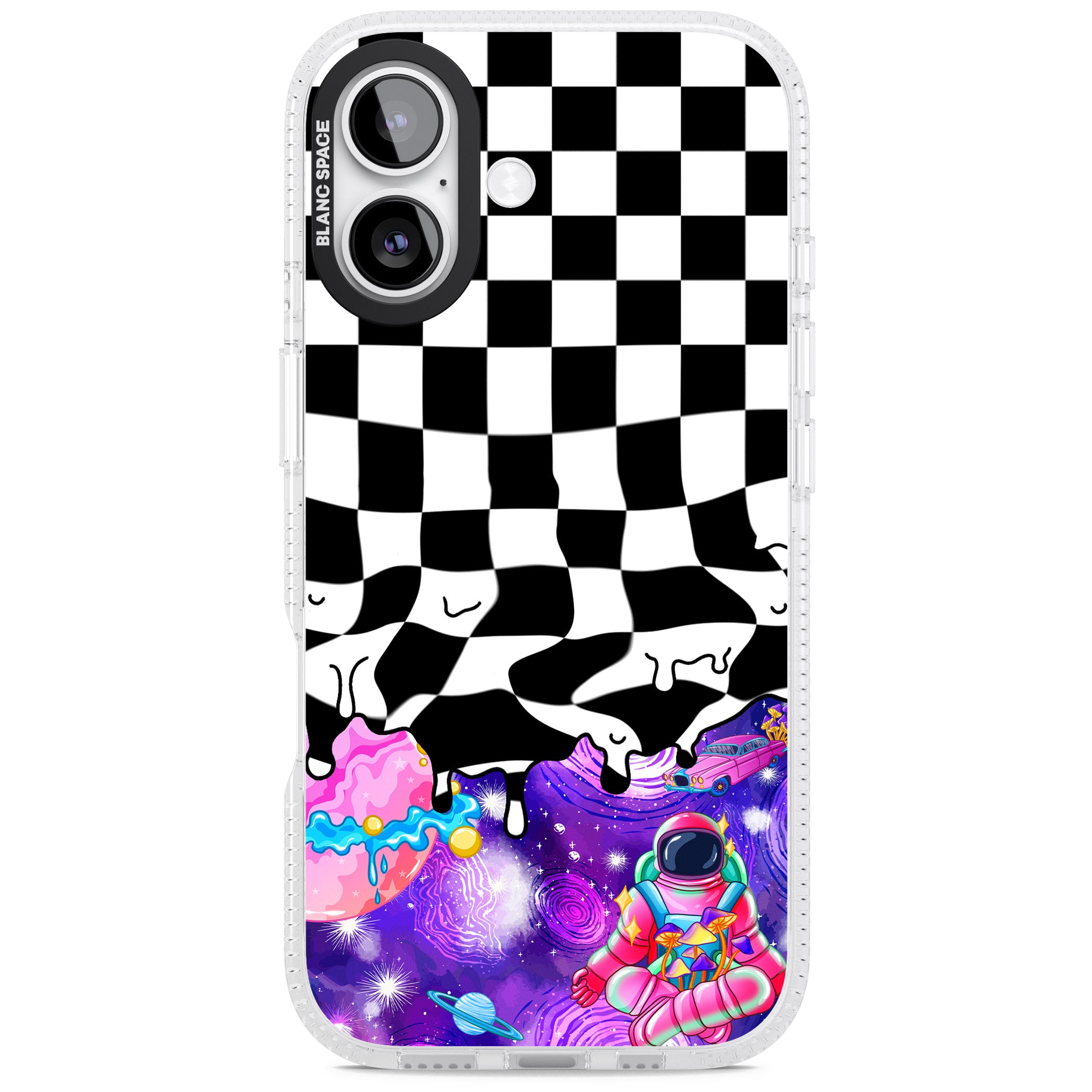 Washed Out iPhone 17 Impact Air Clear Phone Case