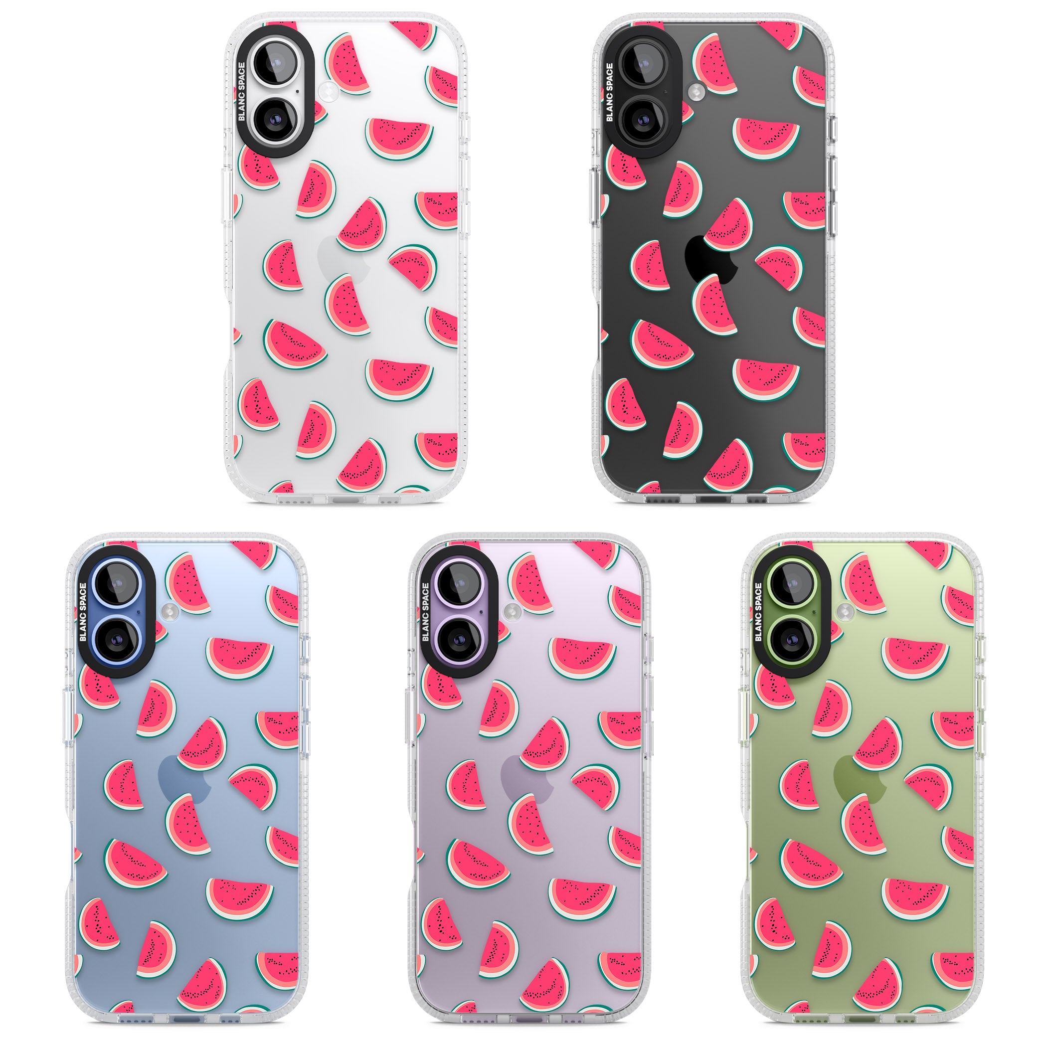 Watermelon Slices iPhone 17 Impact Air Clear Phone Case APT Impact Protection