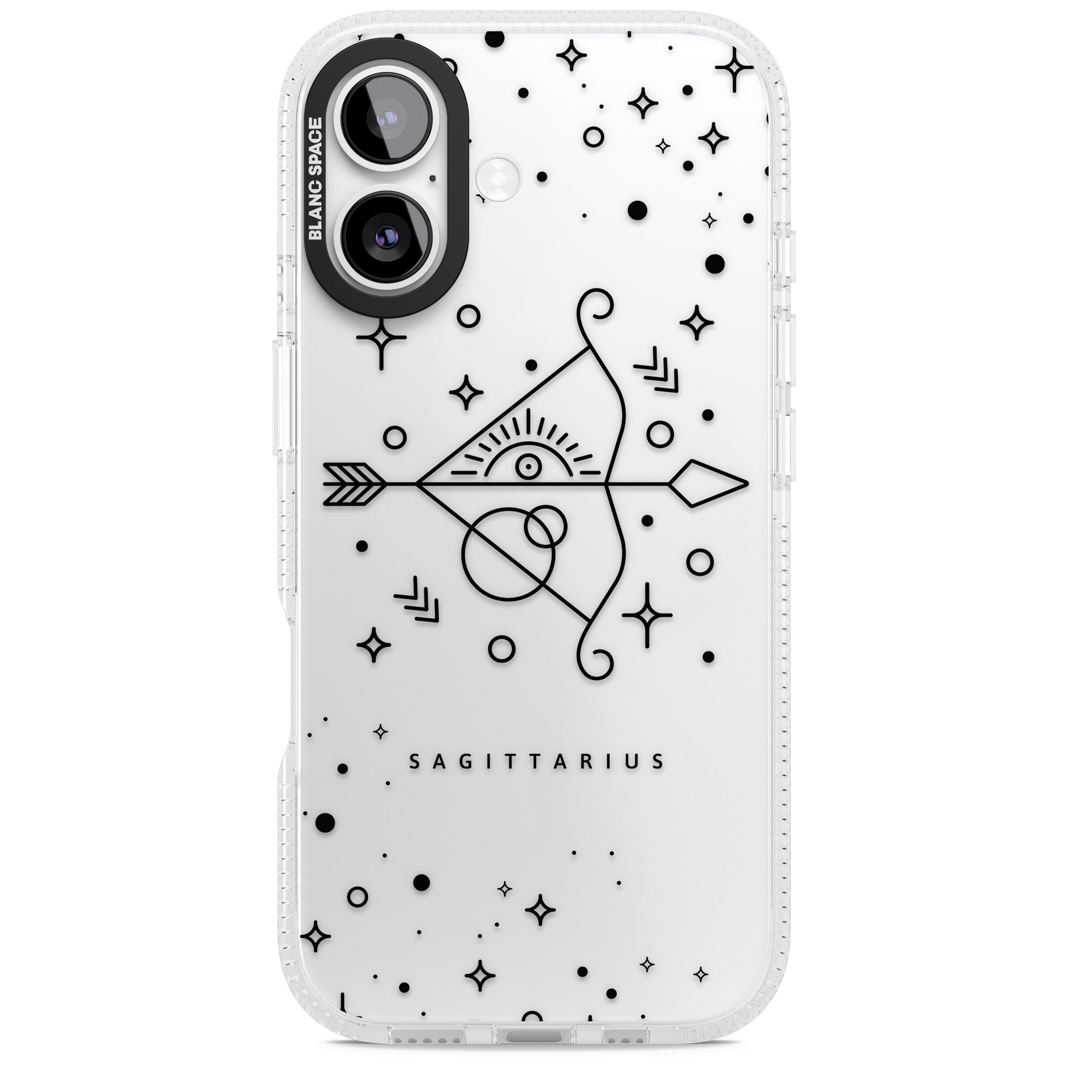 Sagittarius Arcane iPhone 17 Impact Air Clear Phone Case