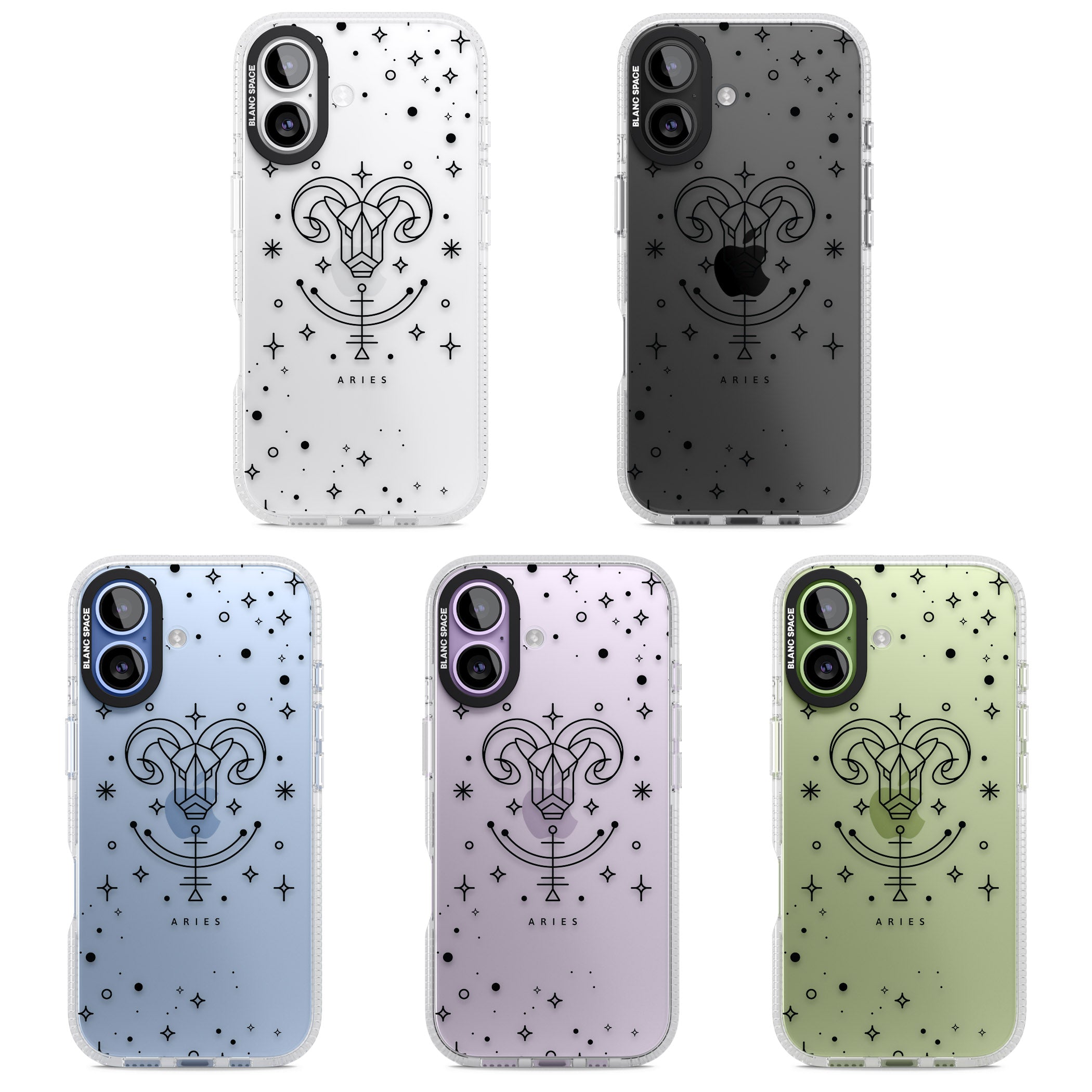 Aries Emblem iPhone 17 Impact Air Clear Phone Case APT Impact Protection