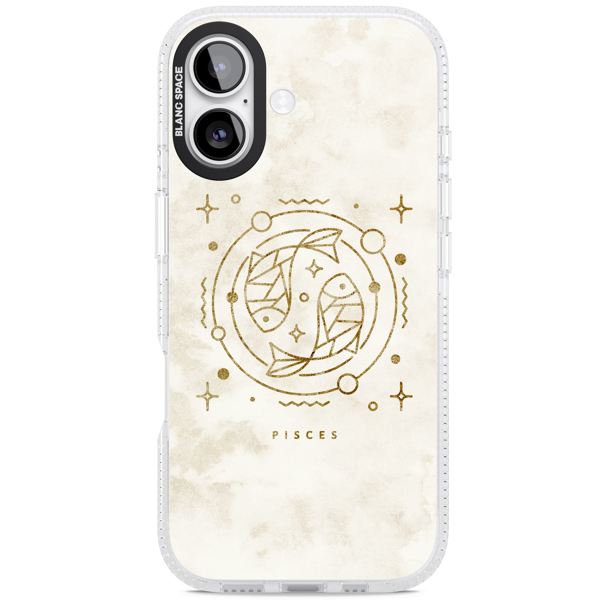 Pisces Emblem iPhone 17 Impact Air Clear Phone Case