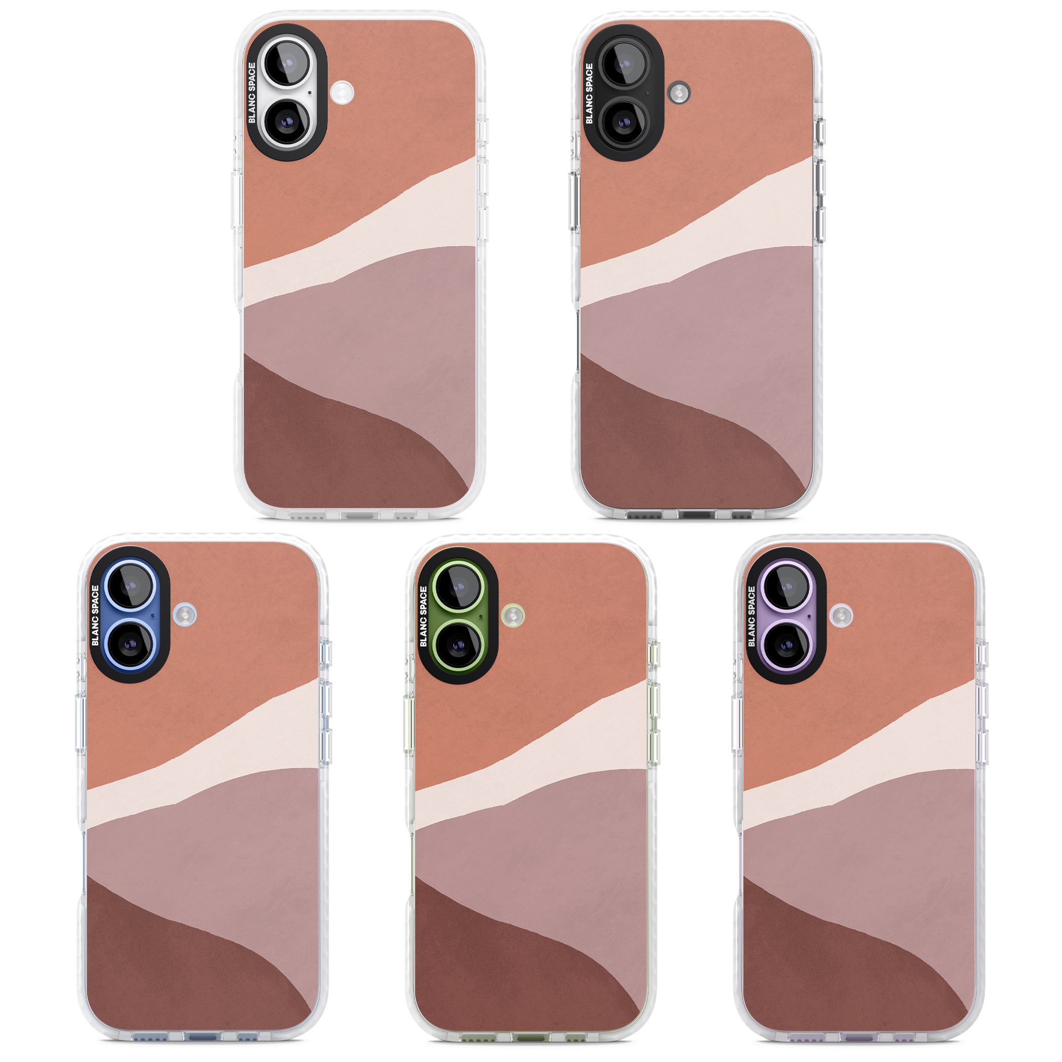 Lush Abstract Watercolour Design #2 iPhone 17 Impact Clear Phone Case APT Impact Protection