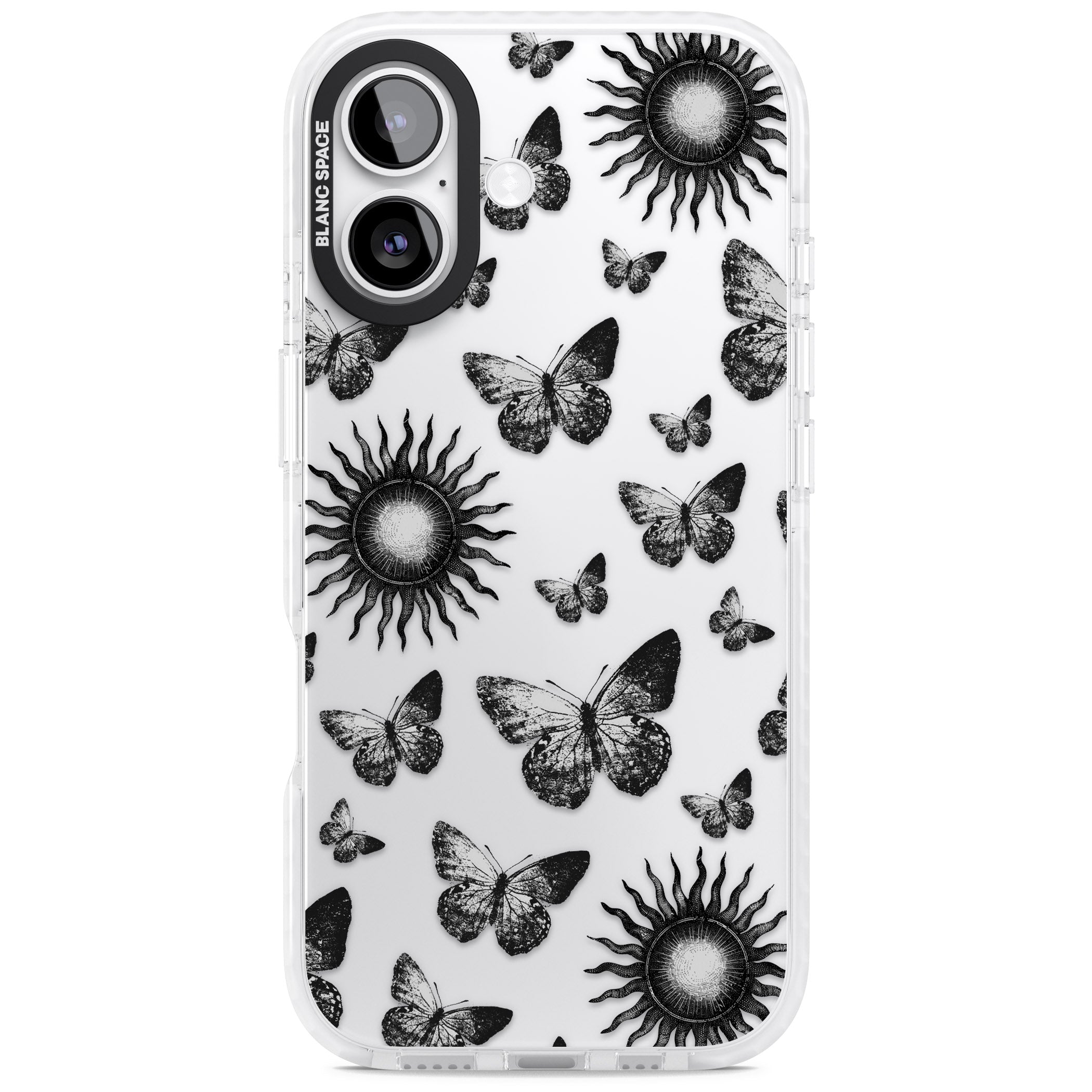 Butterflies Suns iPhone 17 Impact Clear Phone Case