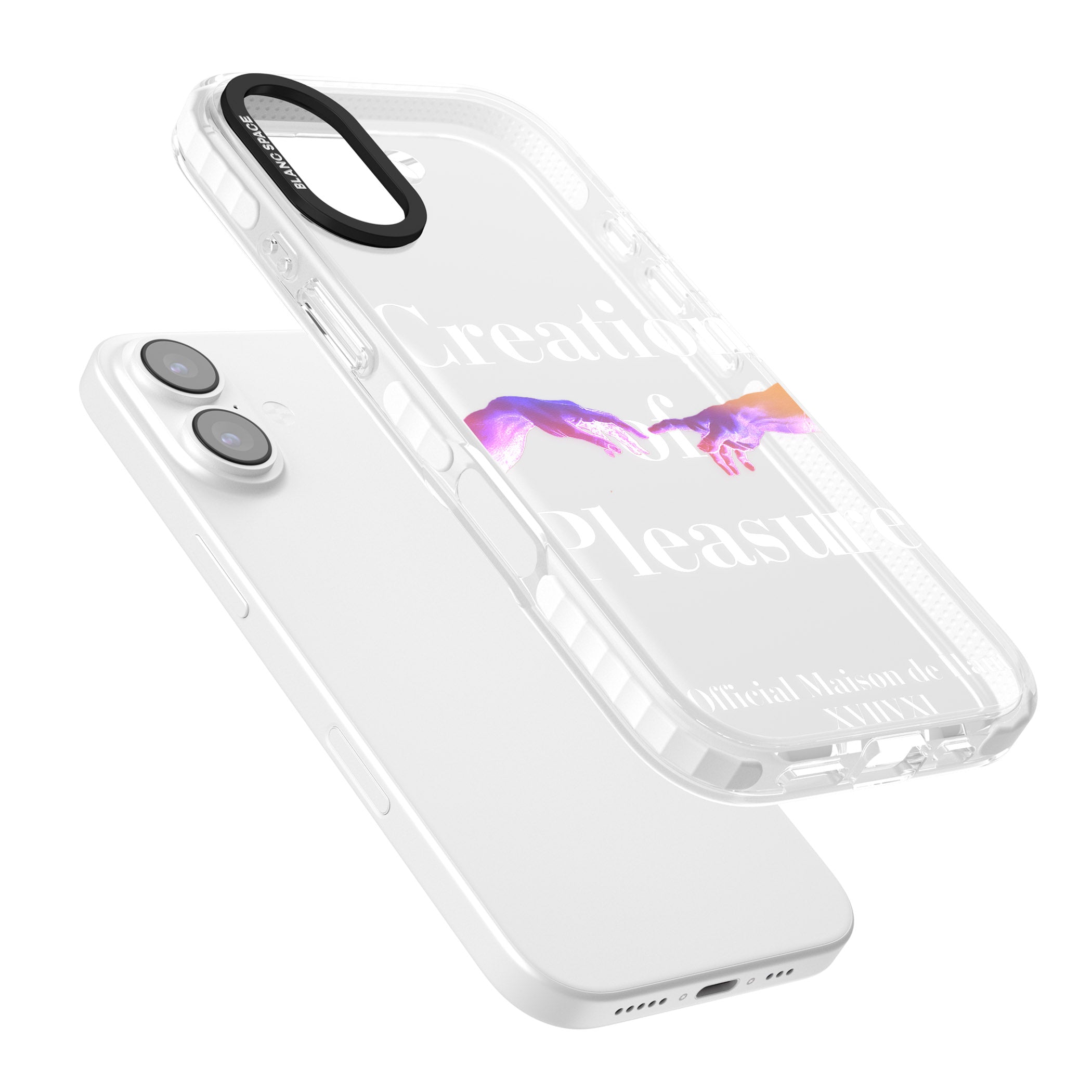 Creation Of Pleasure iPhone 17 Impact Clear Phone Case Colours